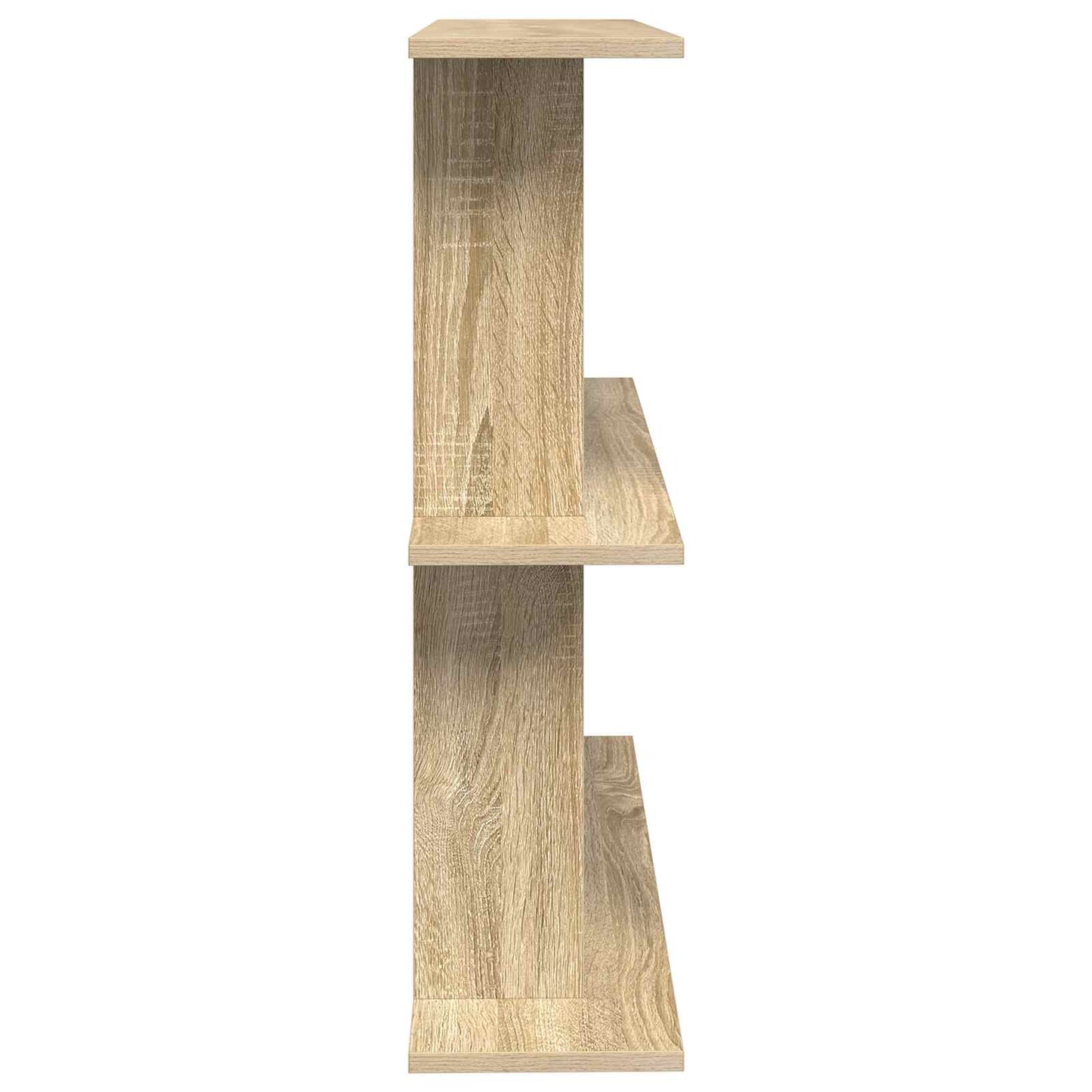Vegghylle Veggmontert Brun 100 x 20 x 75 cm Konstruert tre