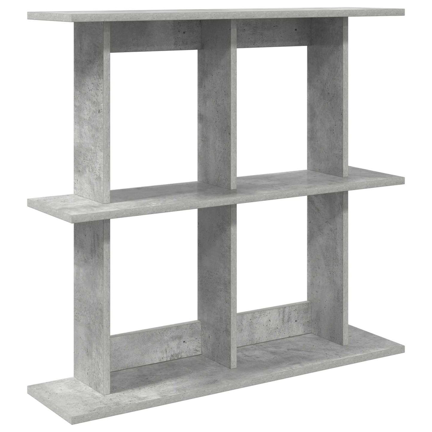 Vegghylle Veggmontert Grå 100 x 20 x 75 cm Konstruert tre