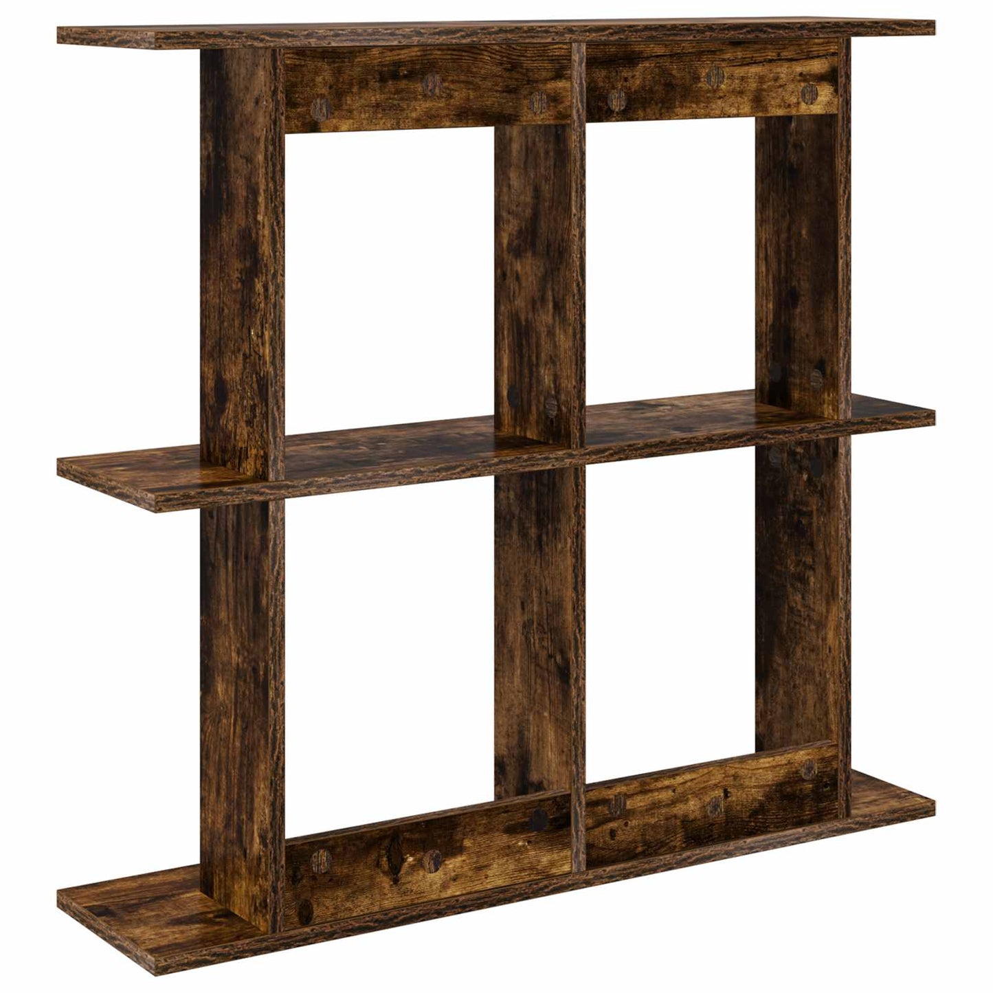 Vegghylle Veggmontert Brun 100 x 20 x 75 cm Konstruert tre