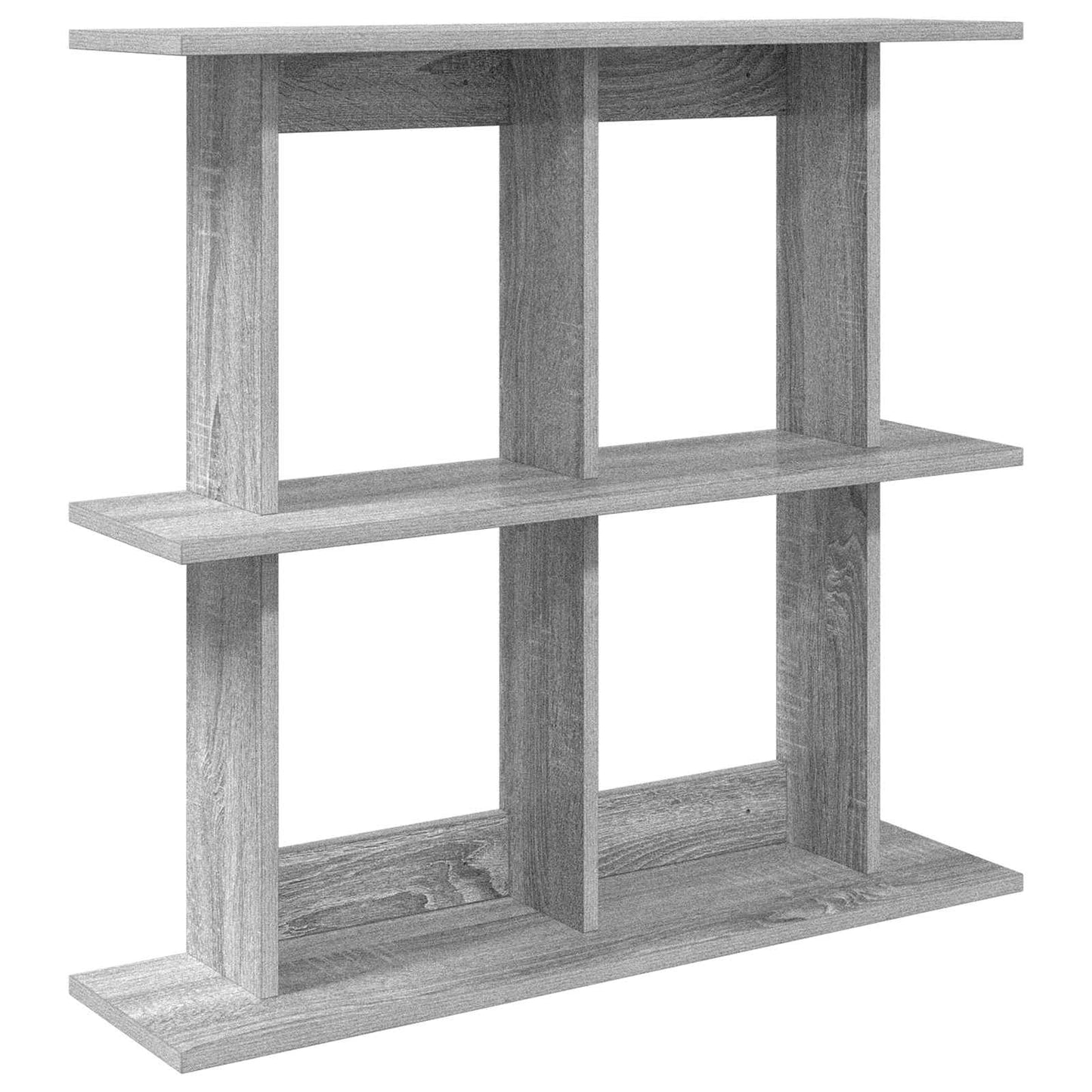 Vegghylle Veggmontert Grå 100 x 20 x 75 cm Konstruert tre