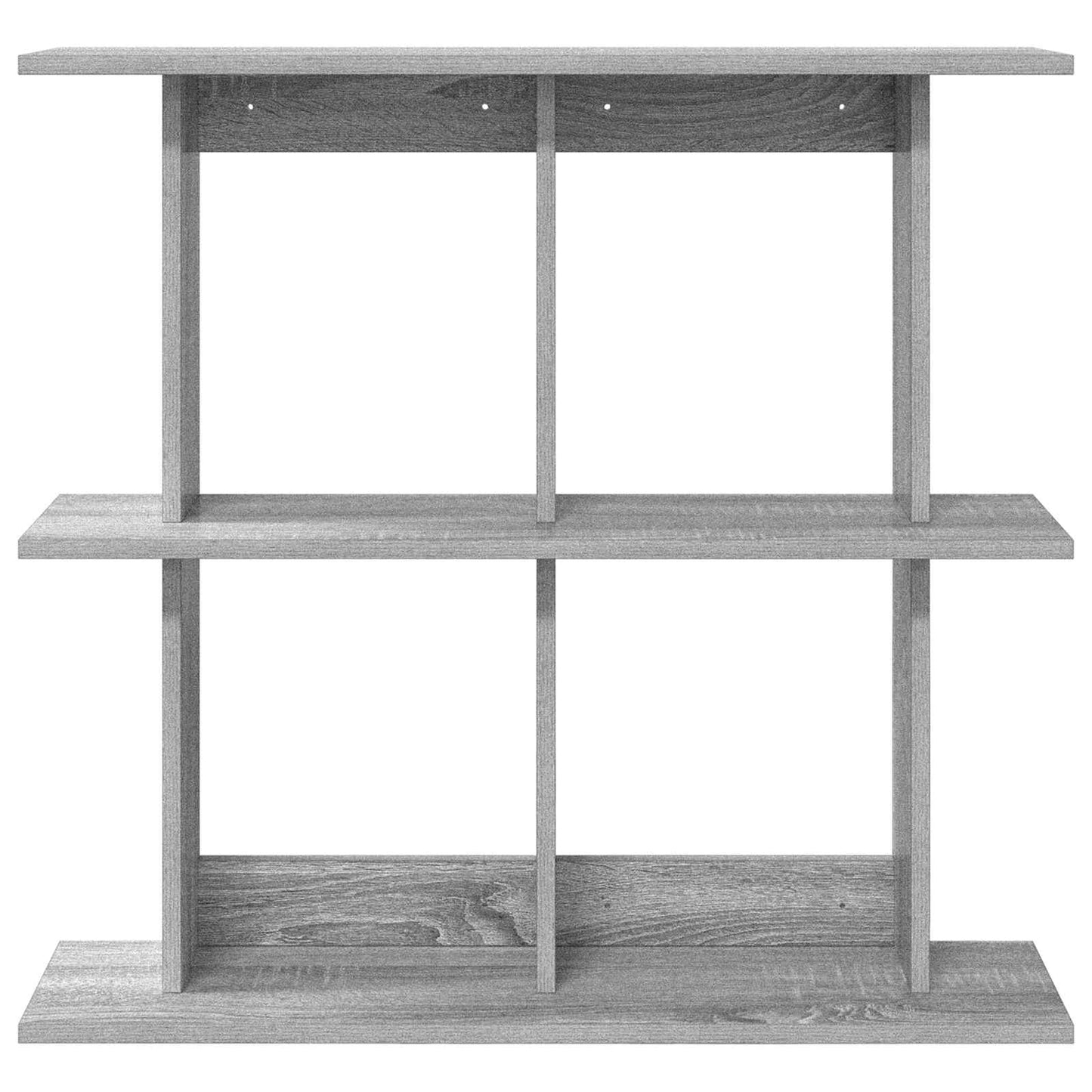 Vegghylle Veggmontert Grå 100 x 20 x 75 cm Konstruert tre