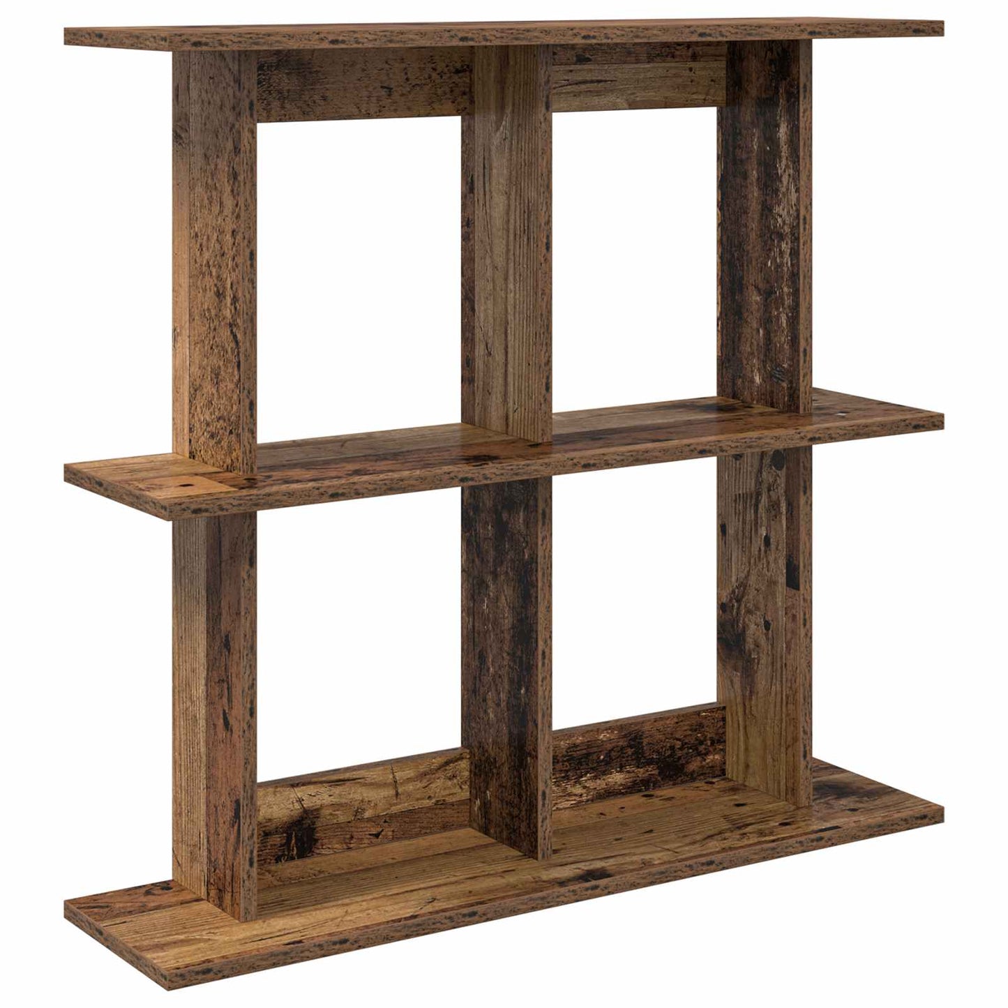 Vegghylle Veggmontert Brun 100 x 20 x 75 cm Konstruert tre