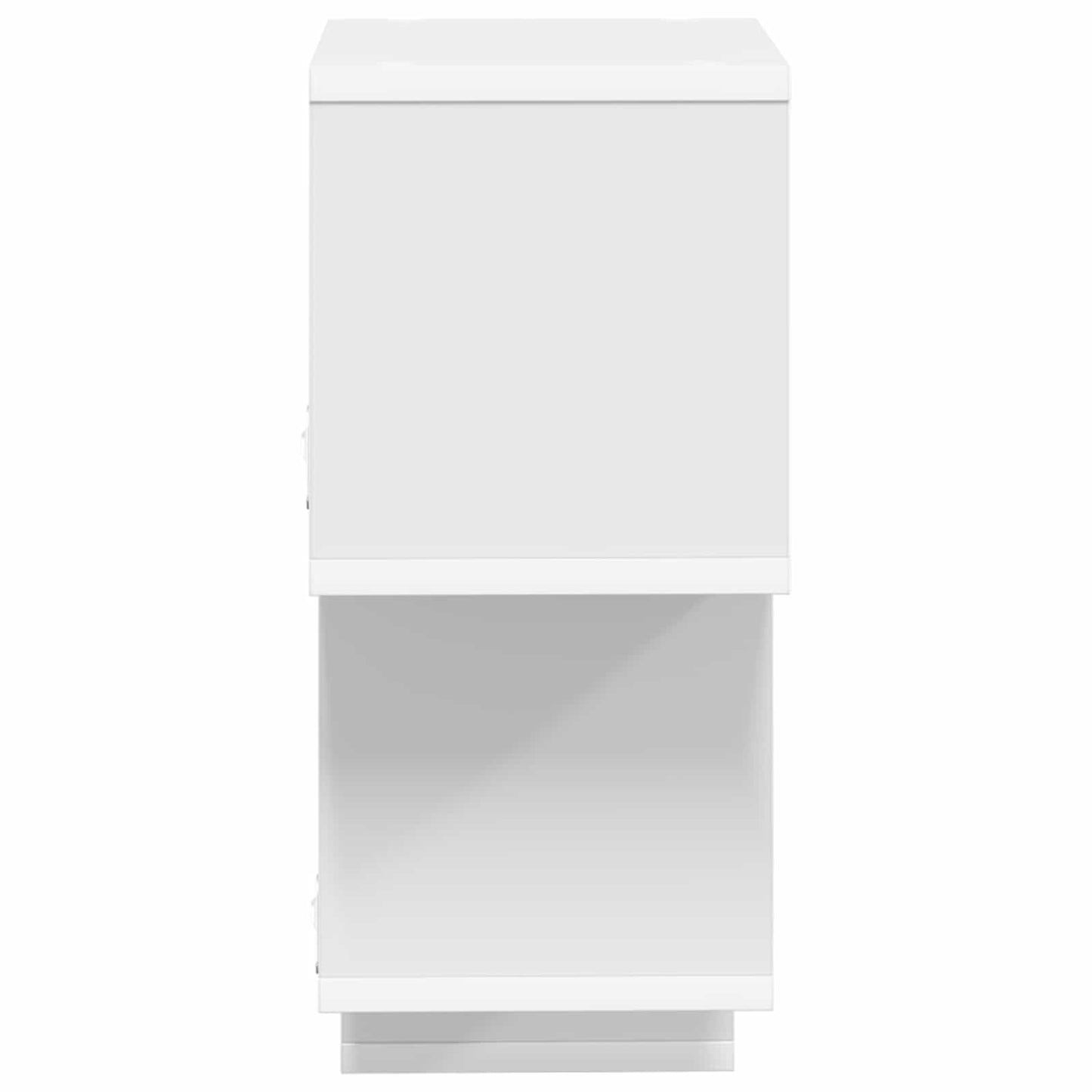 Flytende hylle Veggmontert Hvit 87 x 20 x 55 cm Konstruert tre