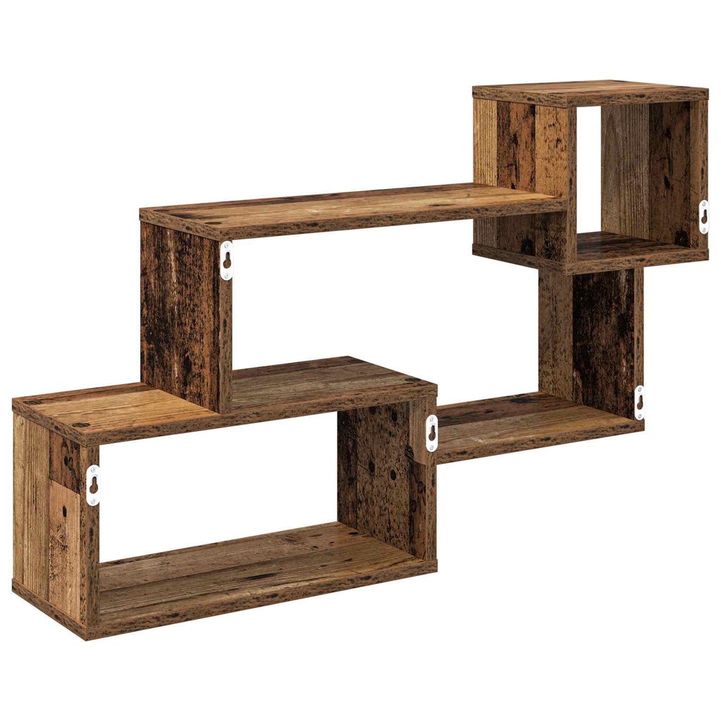 Flytende hylle Veggmontert Brun 87 x 20 x 55 cm Konstruert tre