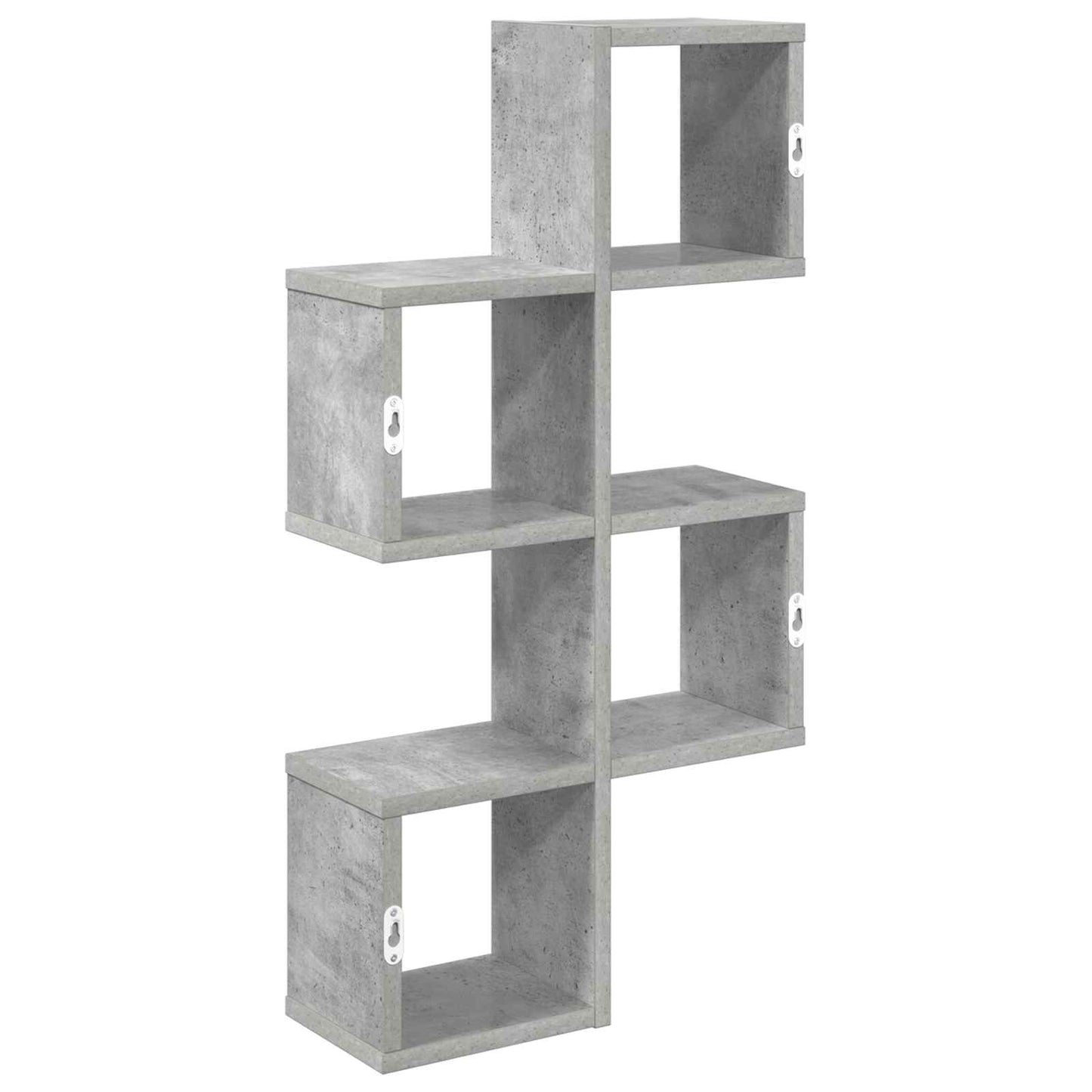 Vegghylle Veggmontert Grå 39 x 15 x 76 cm Konstruert tre