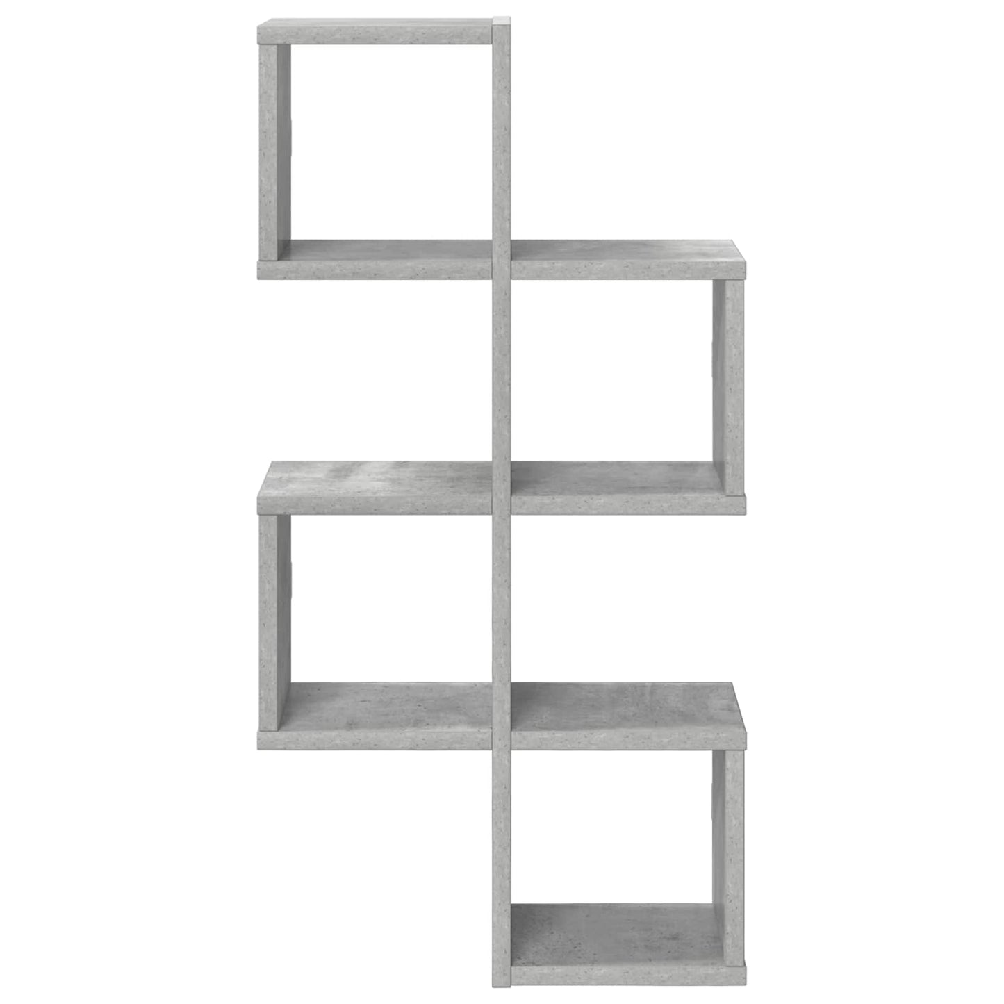 Vegghylle Veggmontert Grå 39 x 15 x 76 cm Konstruert tre