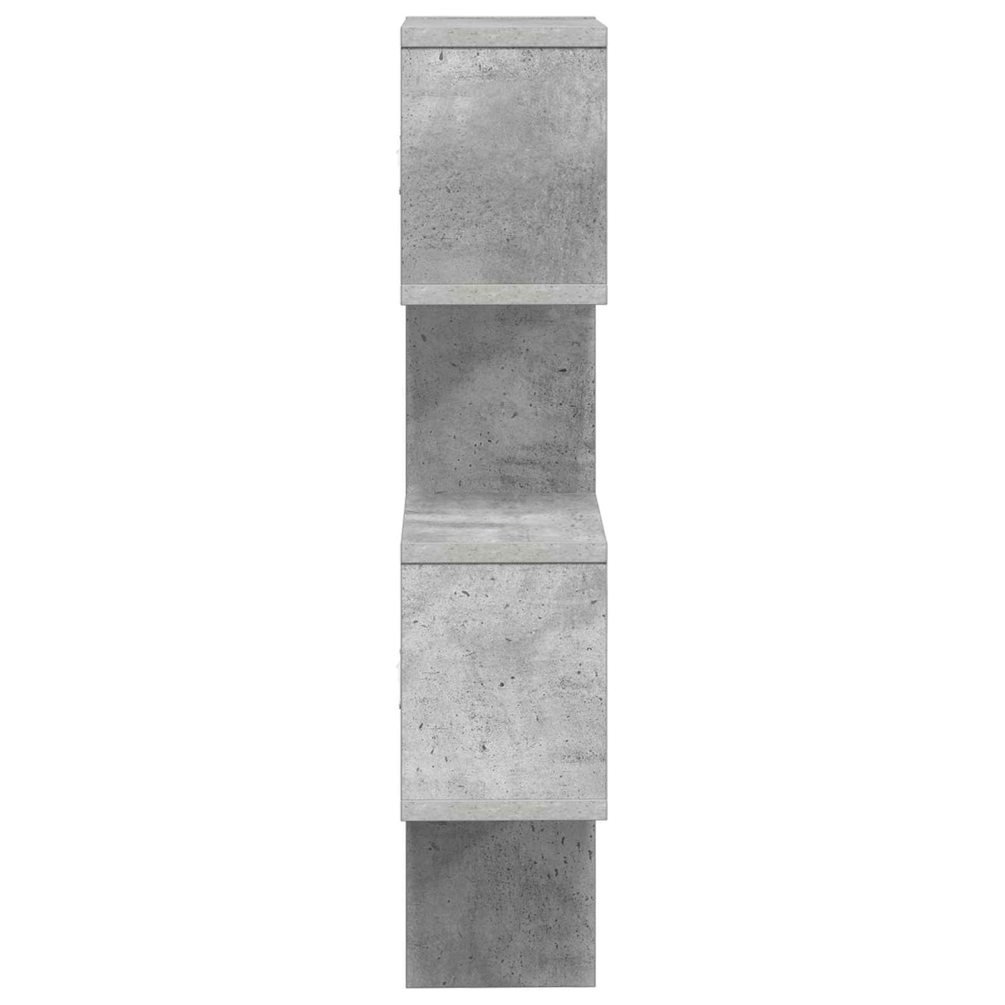 Vegghylle Veggmontert Grå 39 x 15 x 76 cm Konstruert tre