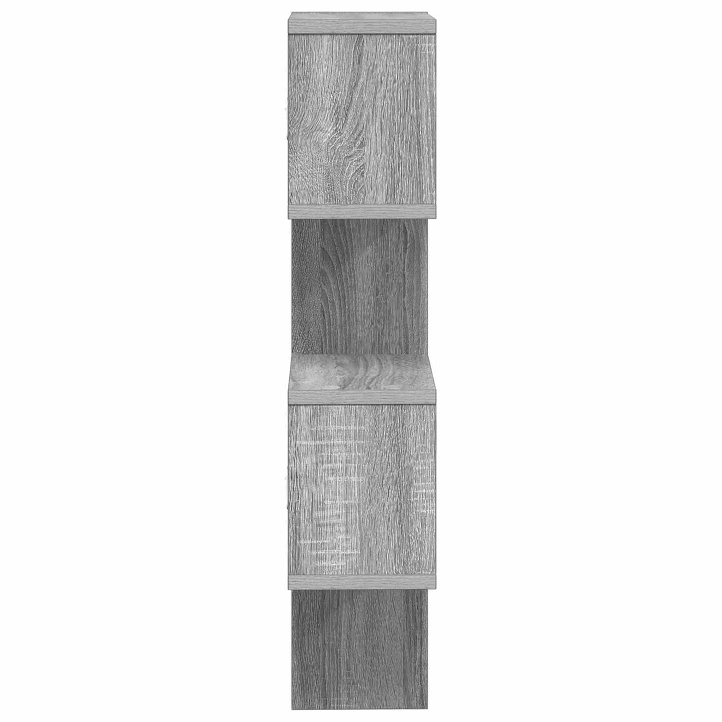 Vegghylle Veggmontert Grå 39 x 15 x 76 cm Konstruert tre