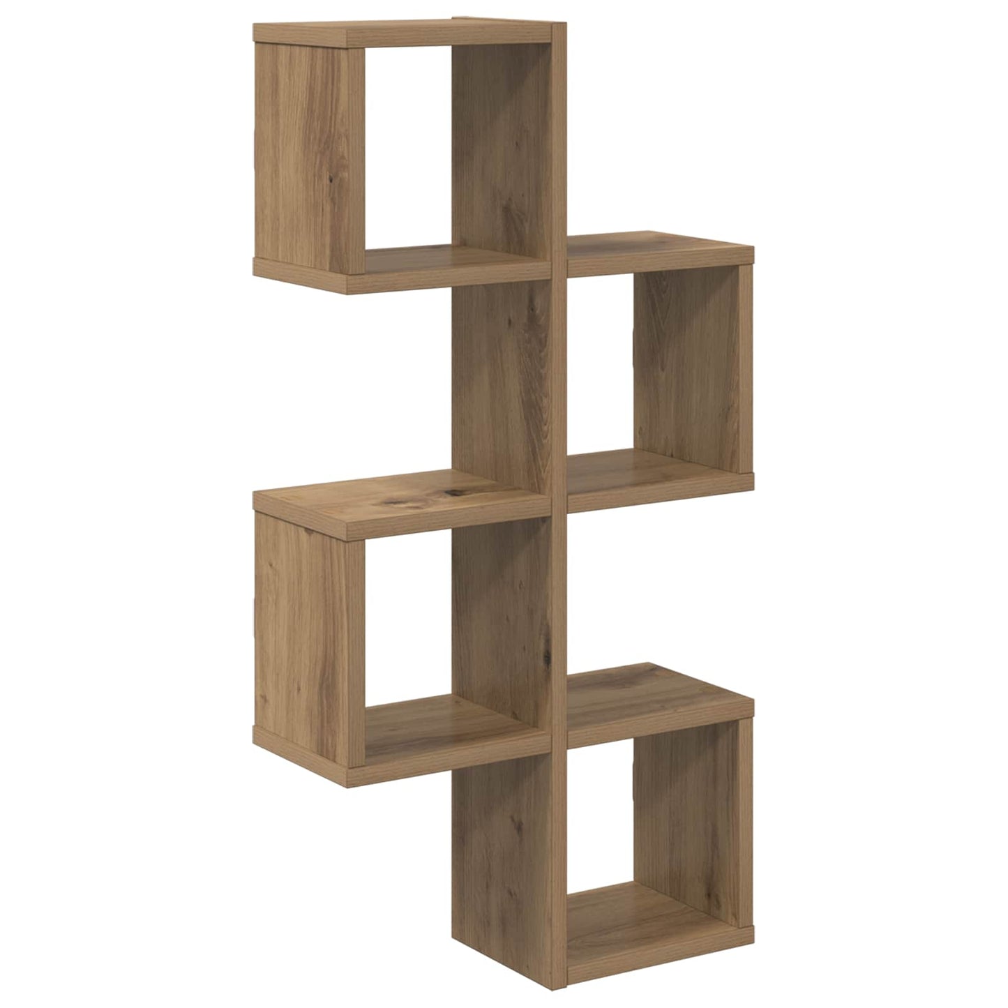 Vegghylle Veggmontert Brun 39 x 15 x 76 cm Konstruert tre