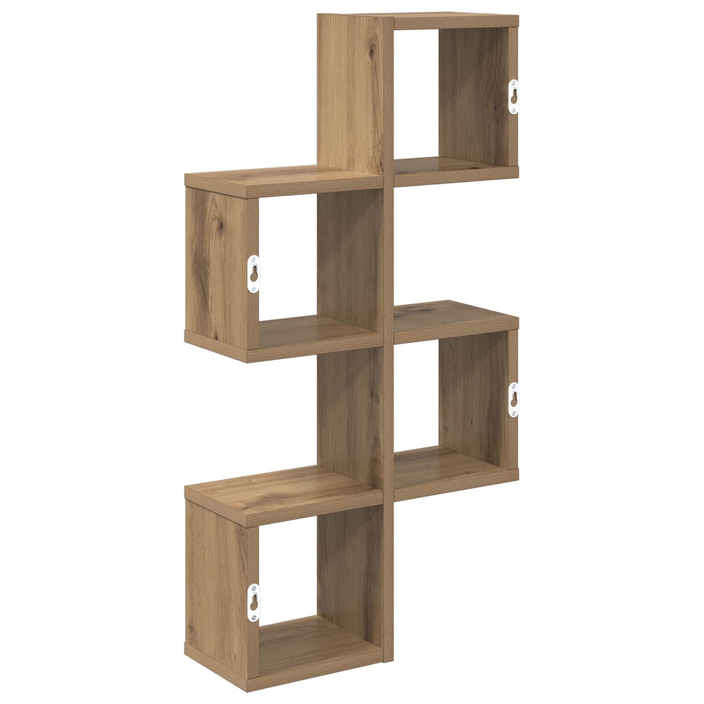 Vegghylle Veggmontert Brun 39 x 15 x 76 cm Konstruert tre