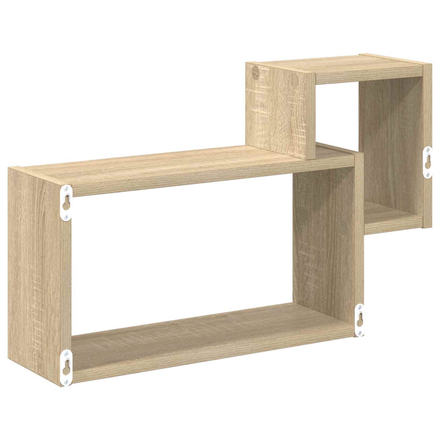 Vegghylle Veggmontert Brun 55 x 15 x 35 cm Konstruert tre