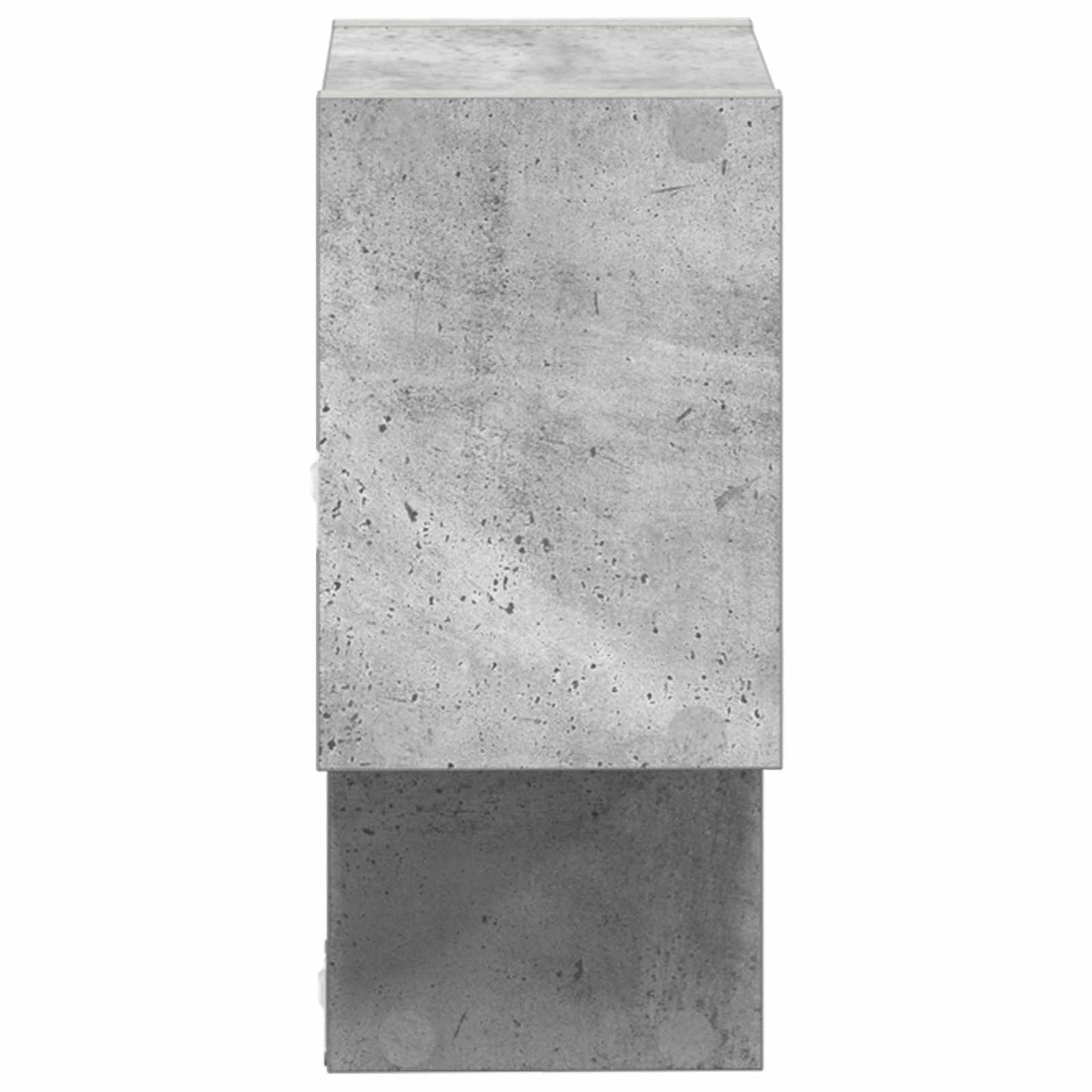 Vegghylle Veggmontert Grå 55 x 15 x 35 cm Konstruert tre