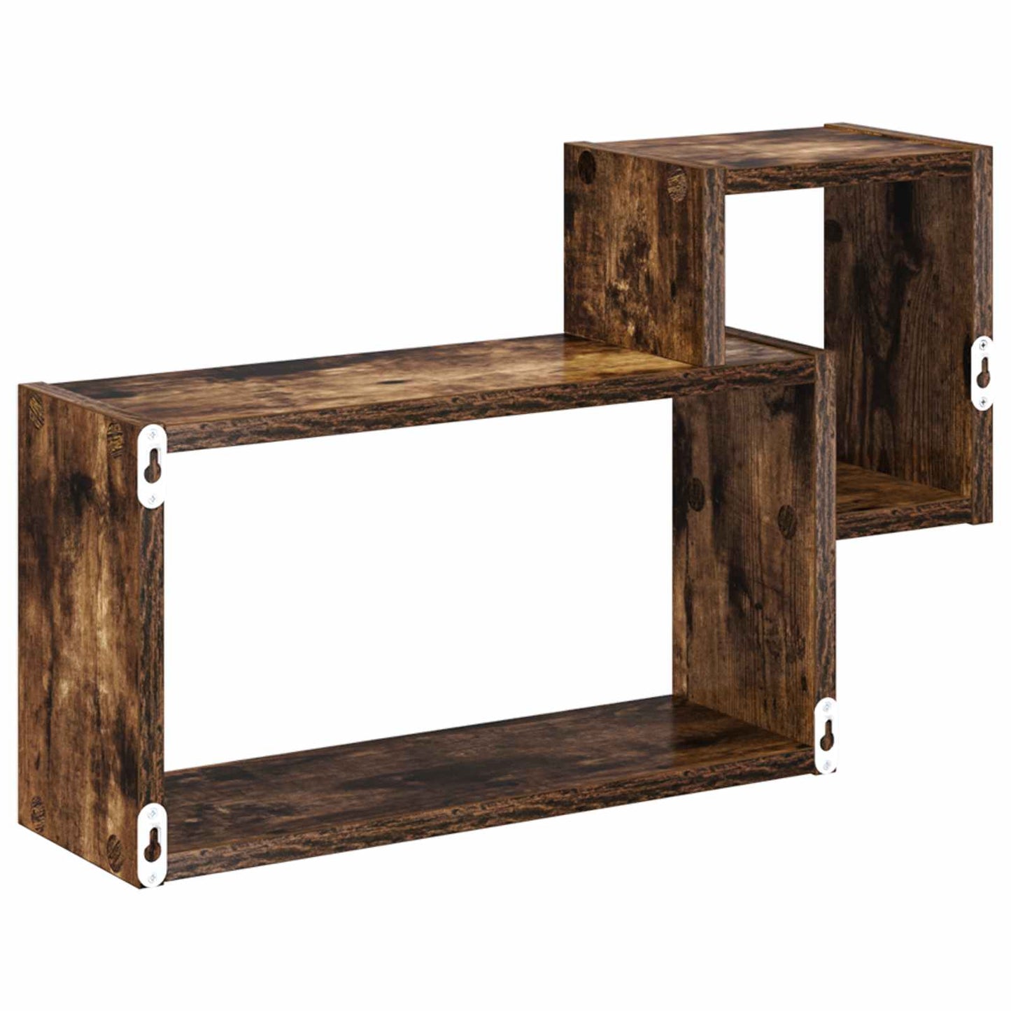 Vegghylle Veggmontert Brun 55 x 15 x 35 cm Konstruert tre