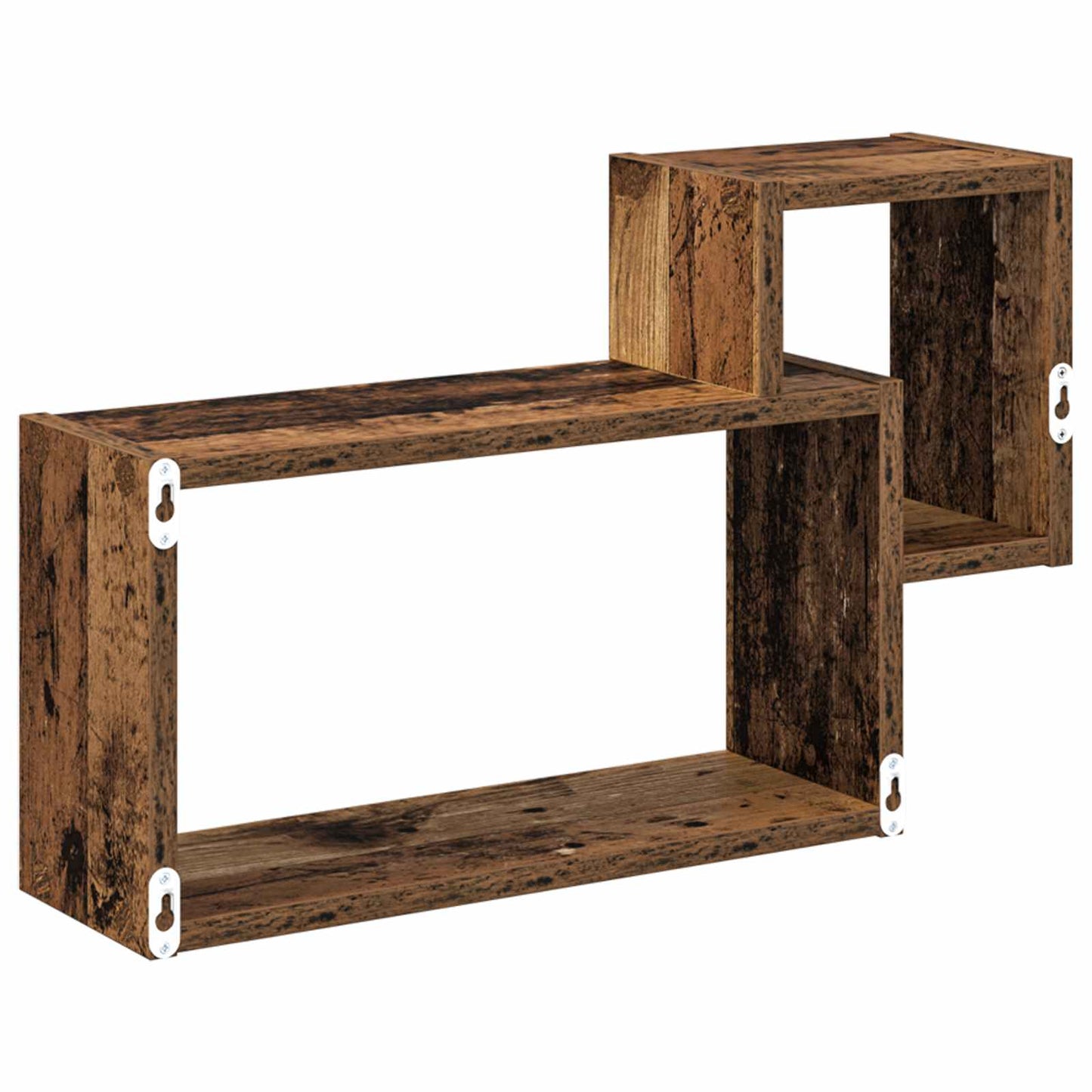 Vegghylle Veggmontert Brun 55 x 15 x 35 cm Konstruert tre
