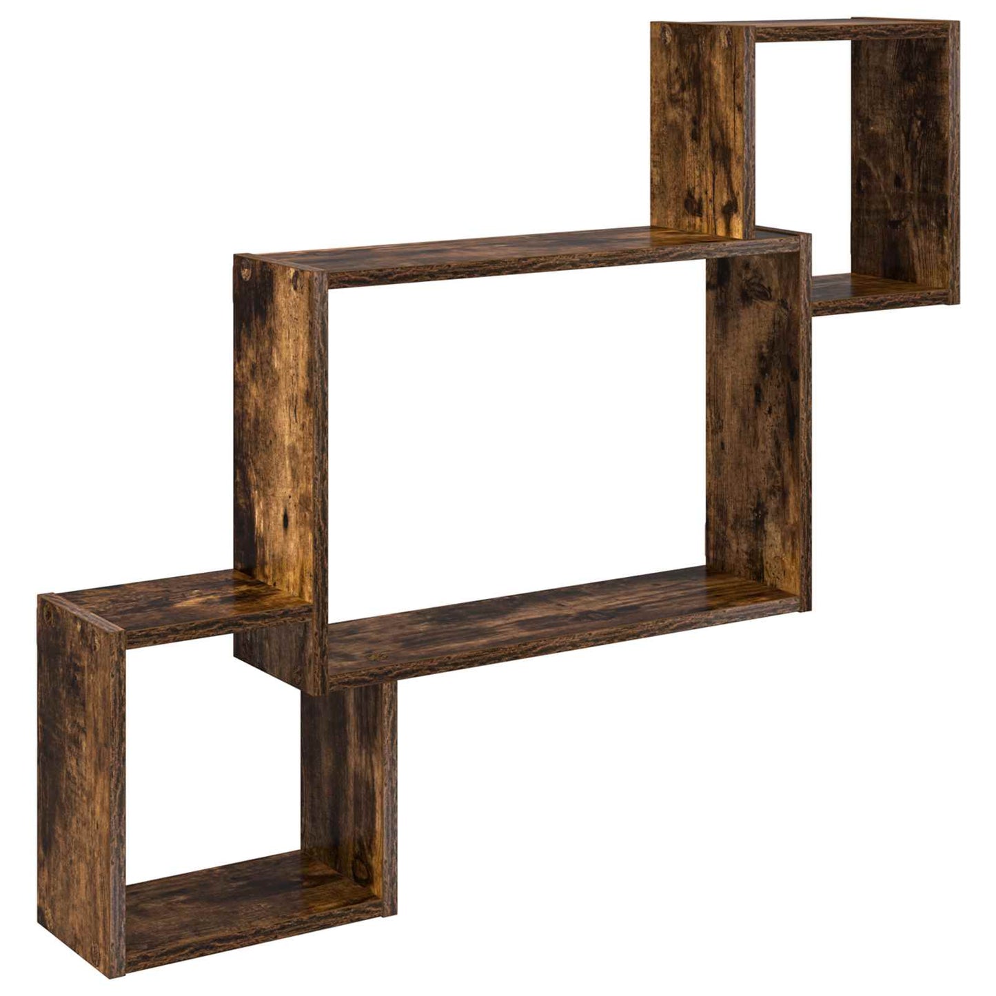 Vegghylle Veggmontert Brun 91,5 x 15 x 76 cm Konstruert tre