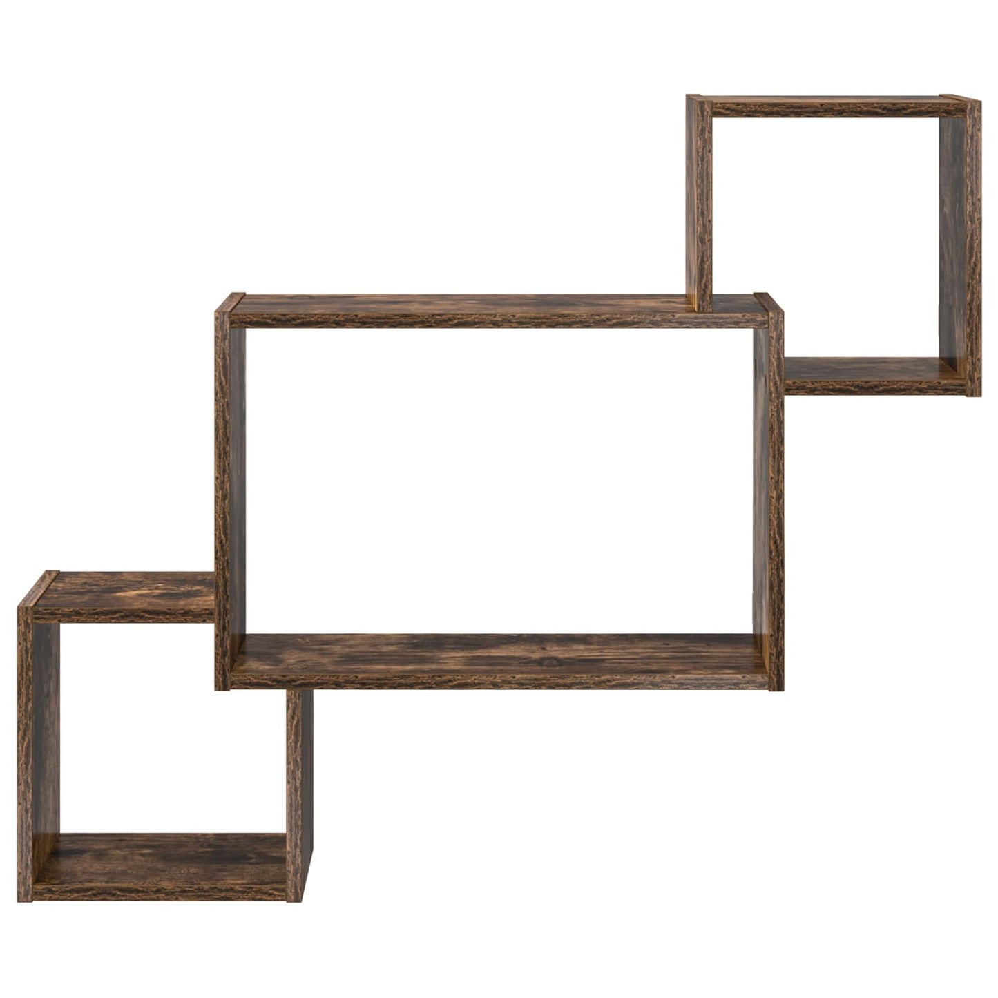 Vegghylle Veggmontert Brun 91,5 x 15 x 76 cm Konstruert tre