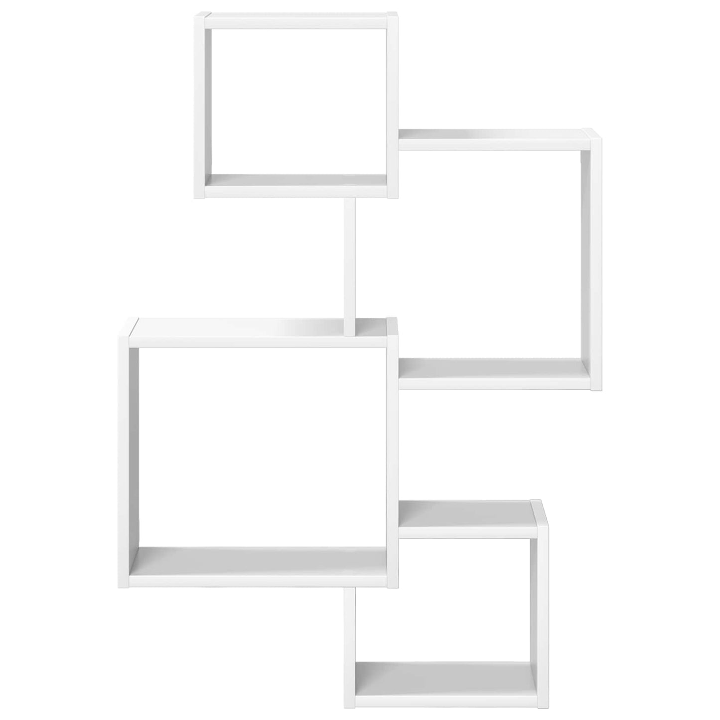 Veggcube hyller Veggmontert Hvit 64 x 13,5 x 91,5 cm