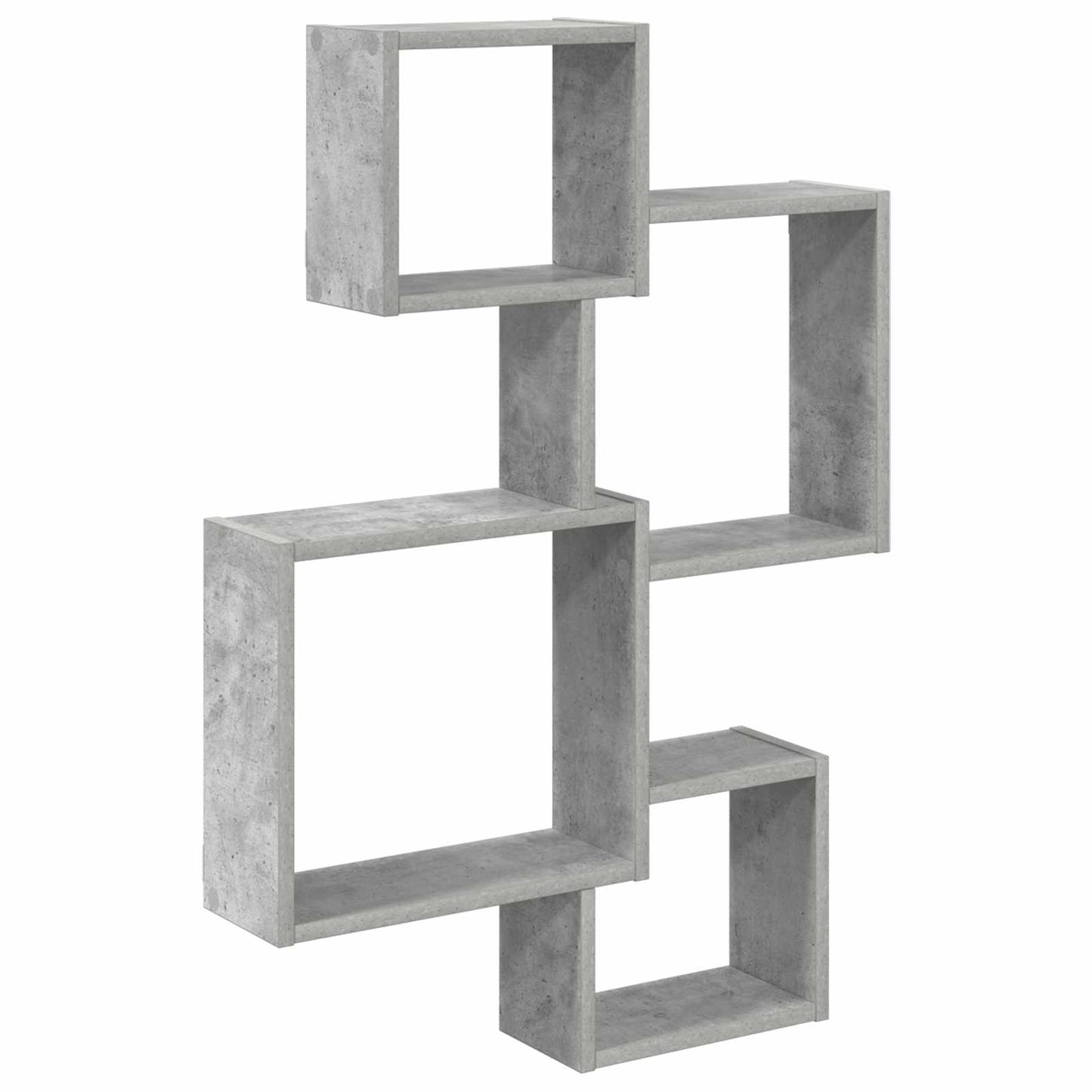Veggcube hyller Veggmontert Grå 64 x 13,5 x 91,5 cm