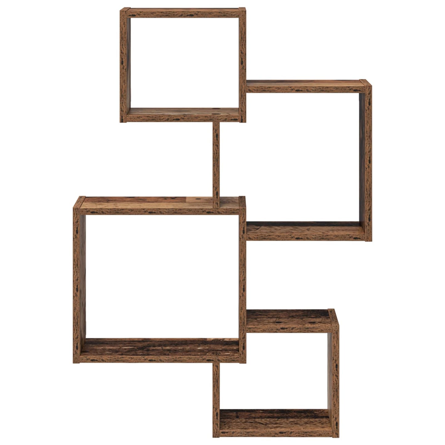 Veggcube hyller Veggmontert Brun 64 x 13,5 x 91,5 cm