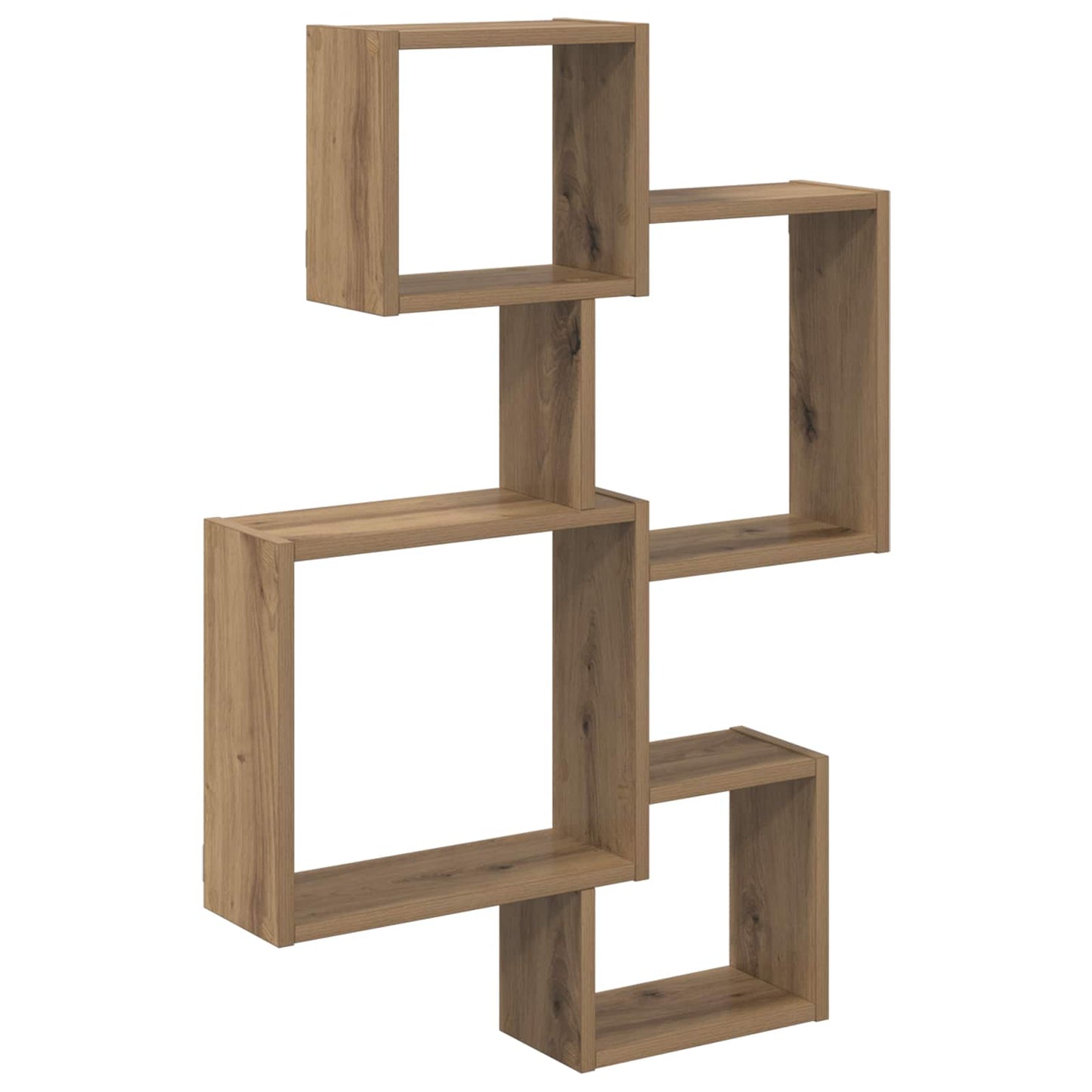 Veggcube hyller Veggmontert Brun 64 x 13,5 x 91,5 cm