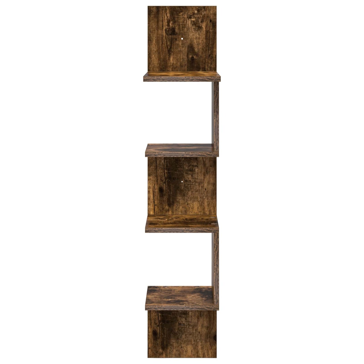Vegghylle Veggmontert Brun 32 x 21 x 107 cm Konstruert tre