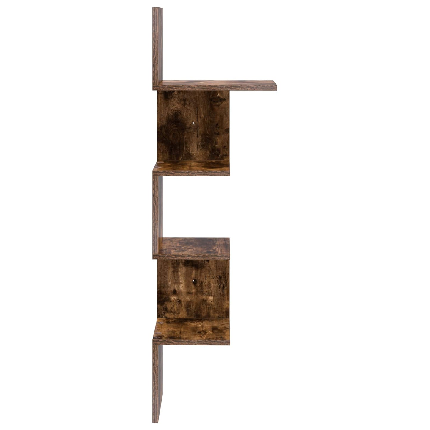 Vegghylle Veggmontert Brun 32 x 21 x 107 cm Konstruert tre