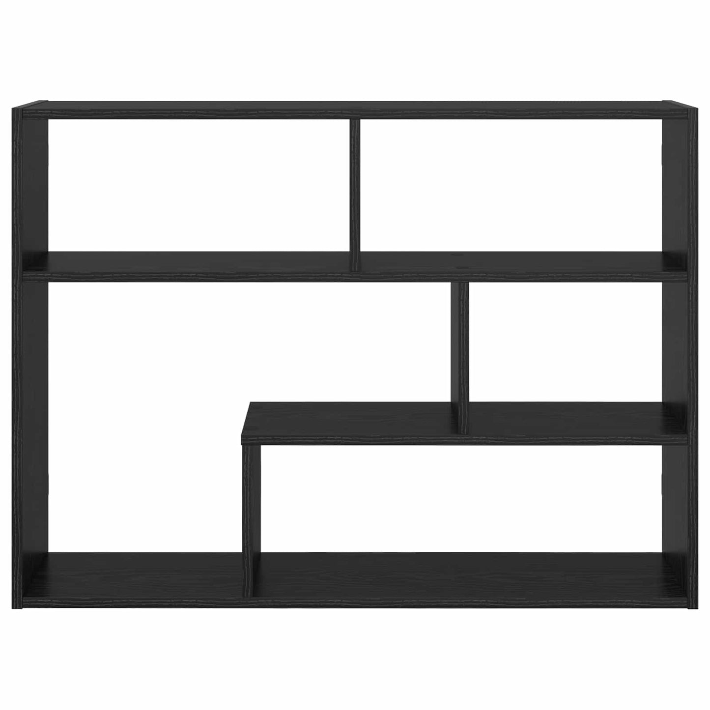 Vegghylle Veggmontert Svart 95 x 20 x 69,5 cm Konstruert tre