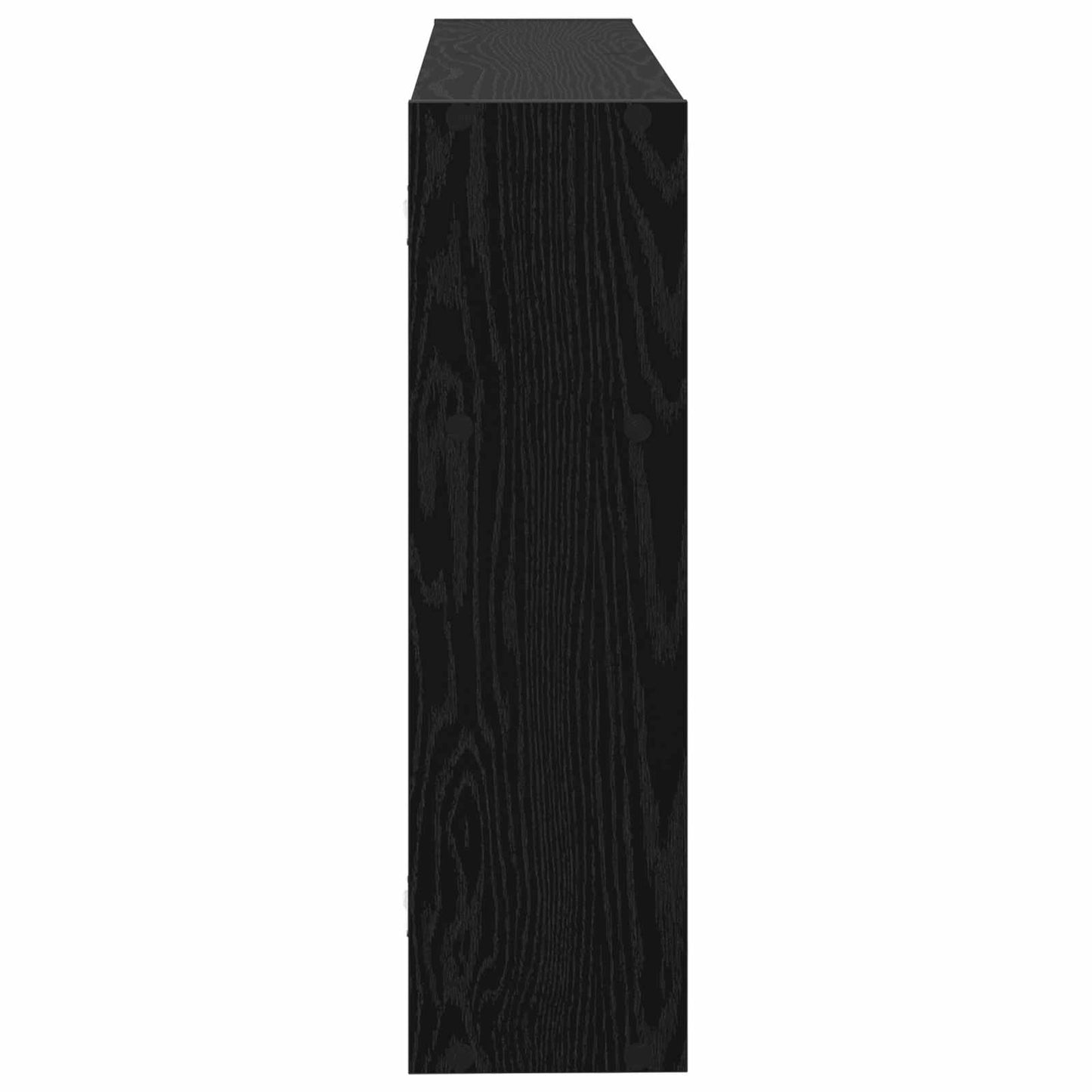 Vegghylle Veggmontert Svart 95 x 20 x 69,5 cm Konstruert tre
