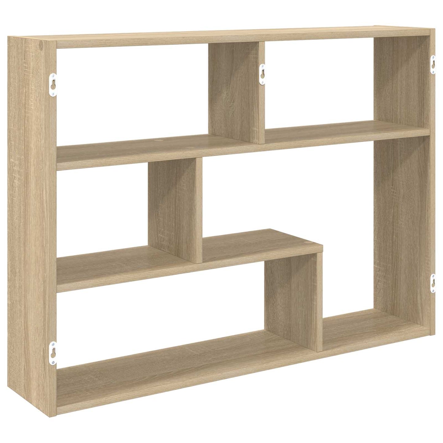 Vegghylle Veggmontert Brun 95 x 20 x 69,5 cm Konstruert tre