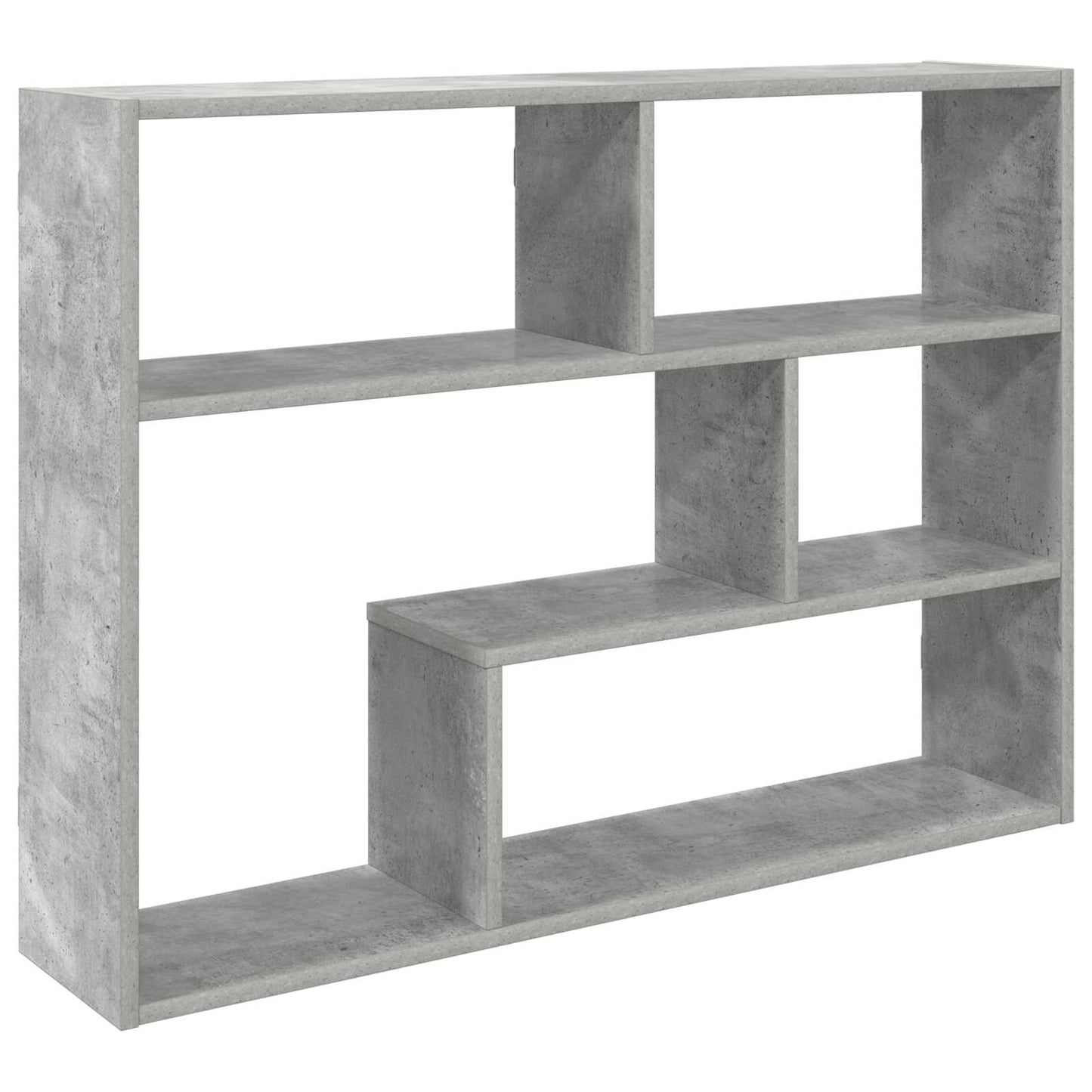 Vegghylle Veggmontert Grå 95 x 20 x 69,5 cm Konstruert tre