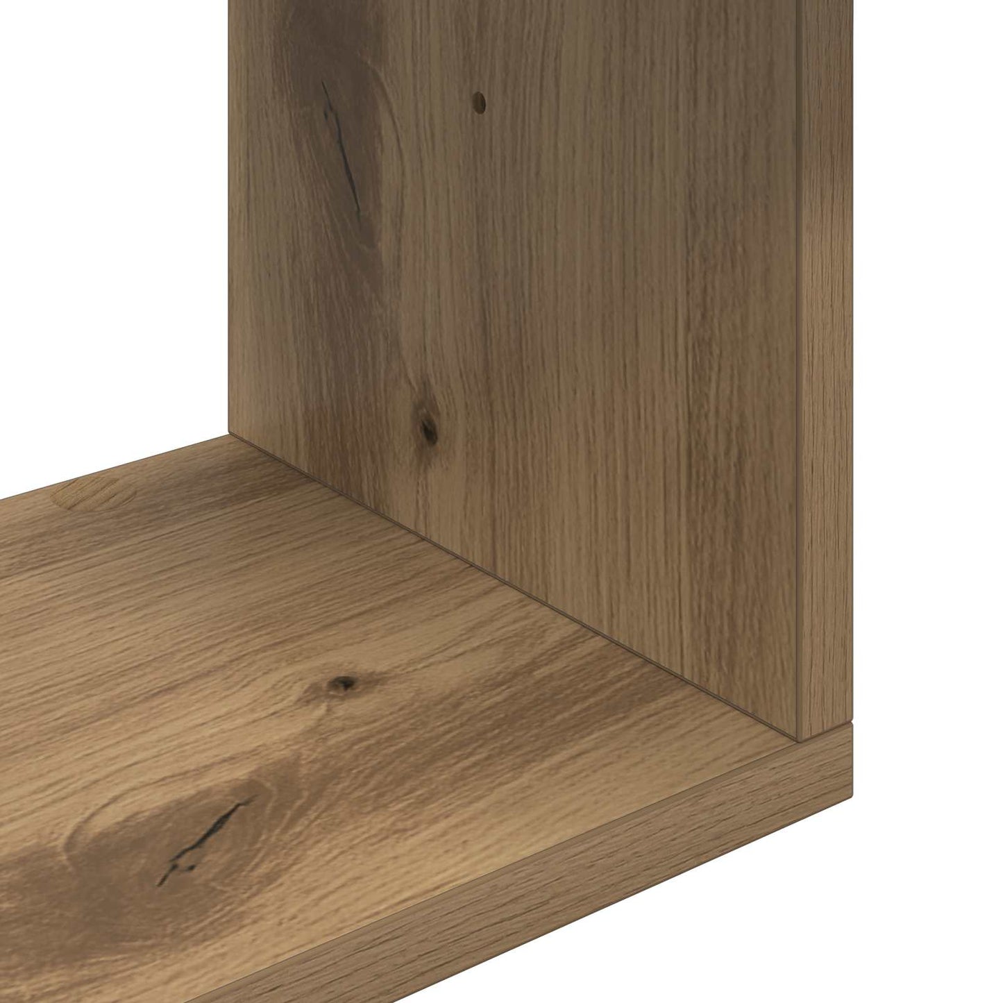 Vegghylle Veggmontert Brun 95 x 20 x 69,5 cm Konstruert tre