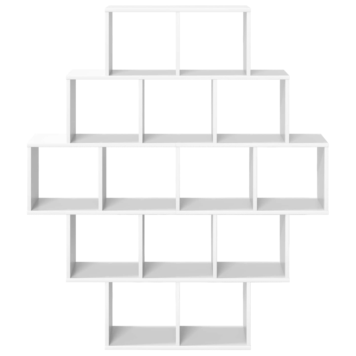 Vegghylle Hvit 120 x 20 x 136 cm Konstruert tre