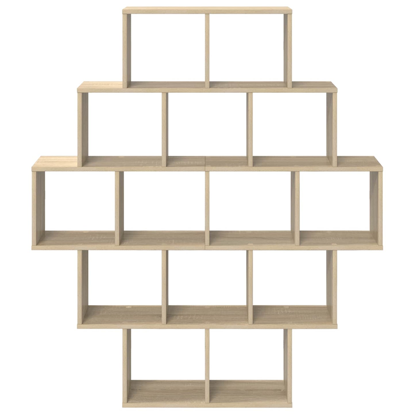 Vegghylle Sonoma eik 120 x 20 x 136 cm Konstruert tre