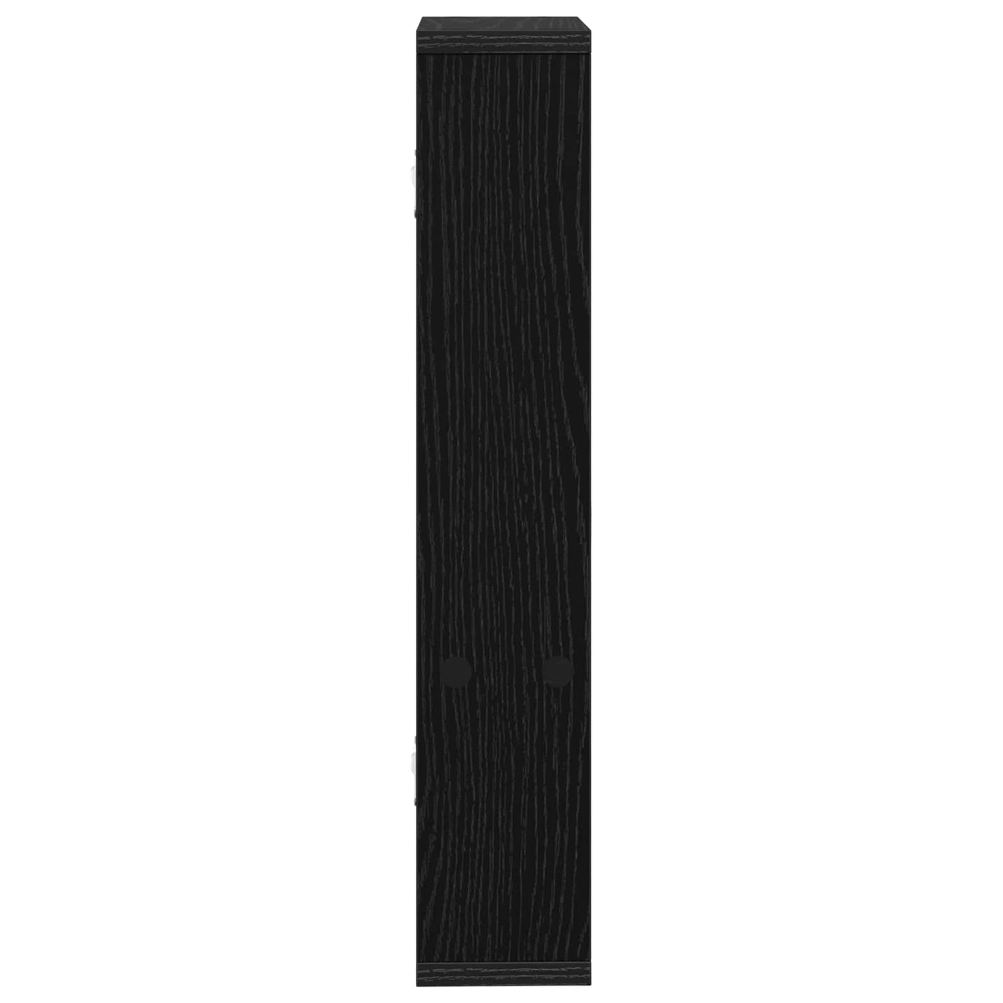 Vegghylle Svart eik 60 x 11 x 60 cm Konstruert tre