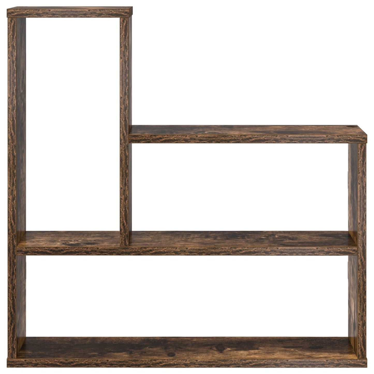 Vegghylle Røkt Eik 60 x 11 x 60 cm Konstruert tre
