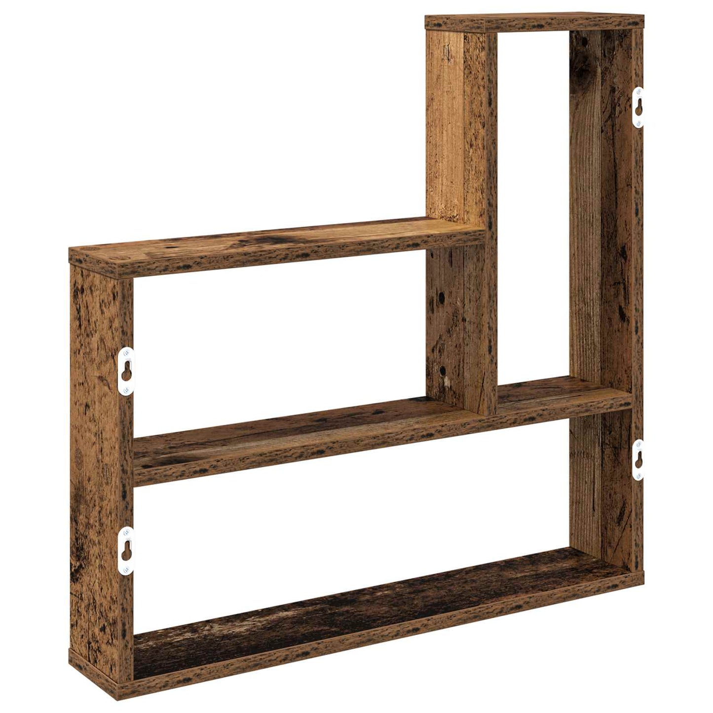 Vegghylle Gammelt tre 60 x 11 x 60 cm Konstruert tre