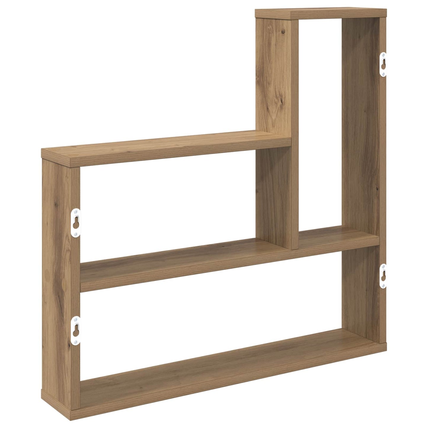 Vegghylle Artisan eik 60 x 11 x 60 cm Konstruert tre