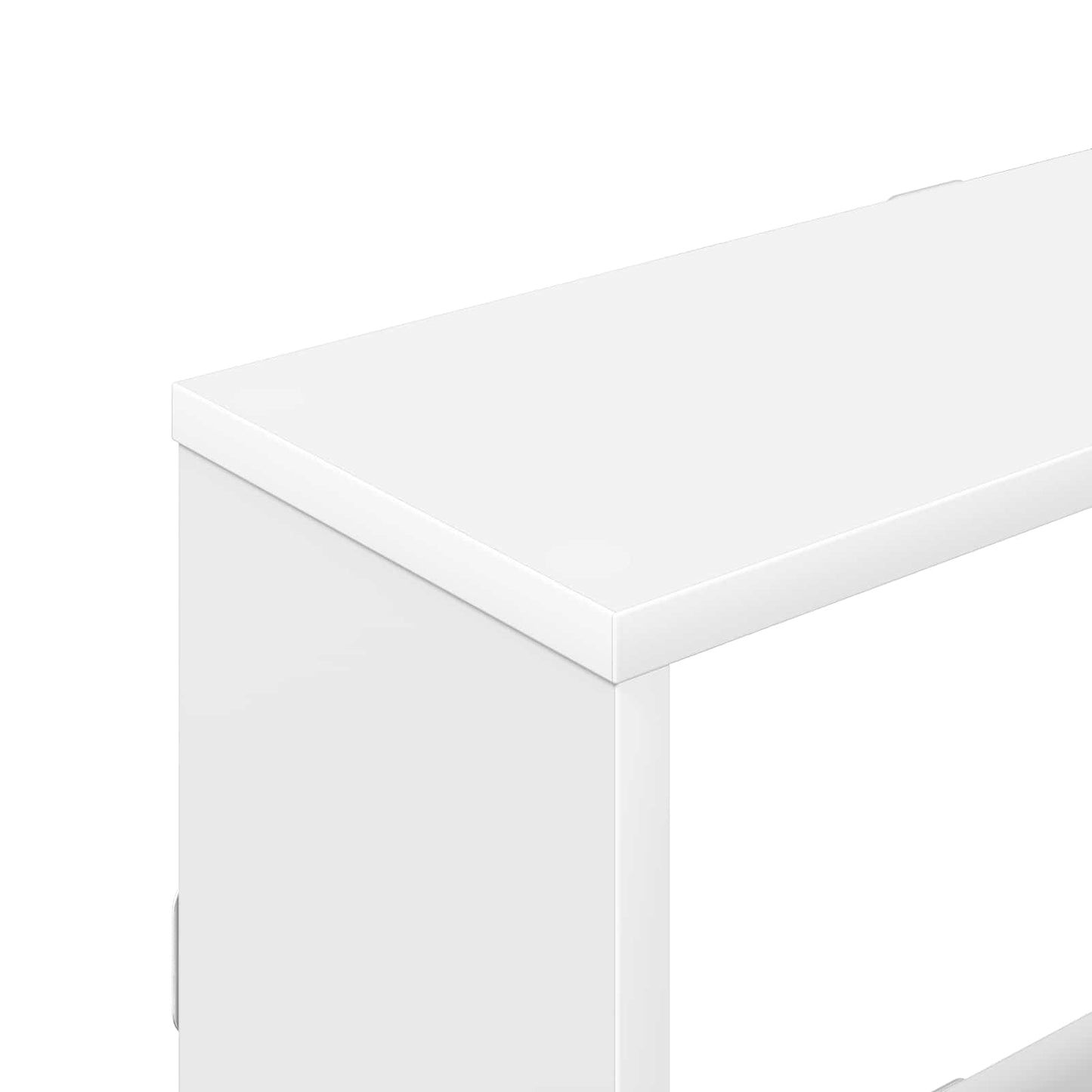 Vegghylle Hvit 122 x 18 x 60 cm Konstruert tre