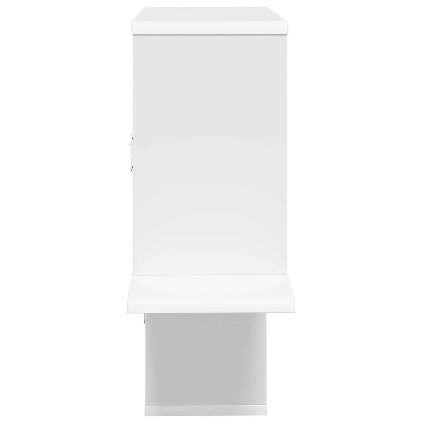 Vegghylle Hvit 122 x 18 x 60 cm Konstruert tre
