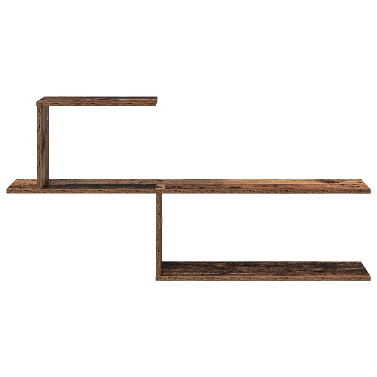 Vegghylle Gammelt tre 122 x 18 x 60 cm Konstruert tre