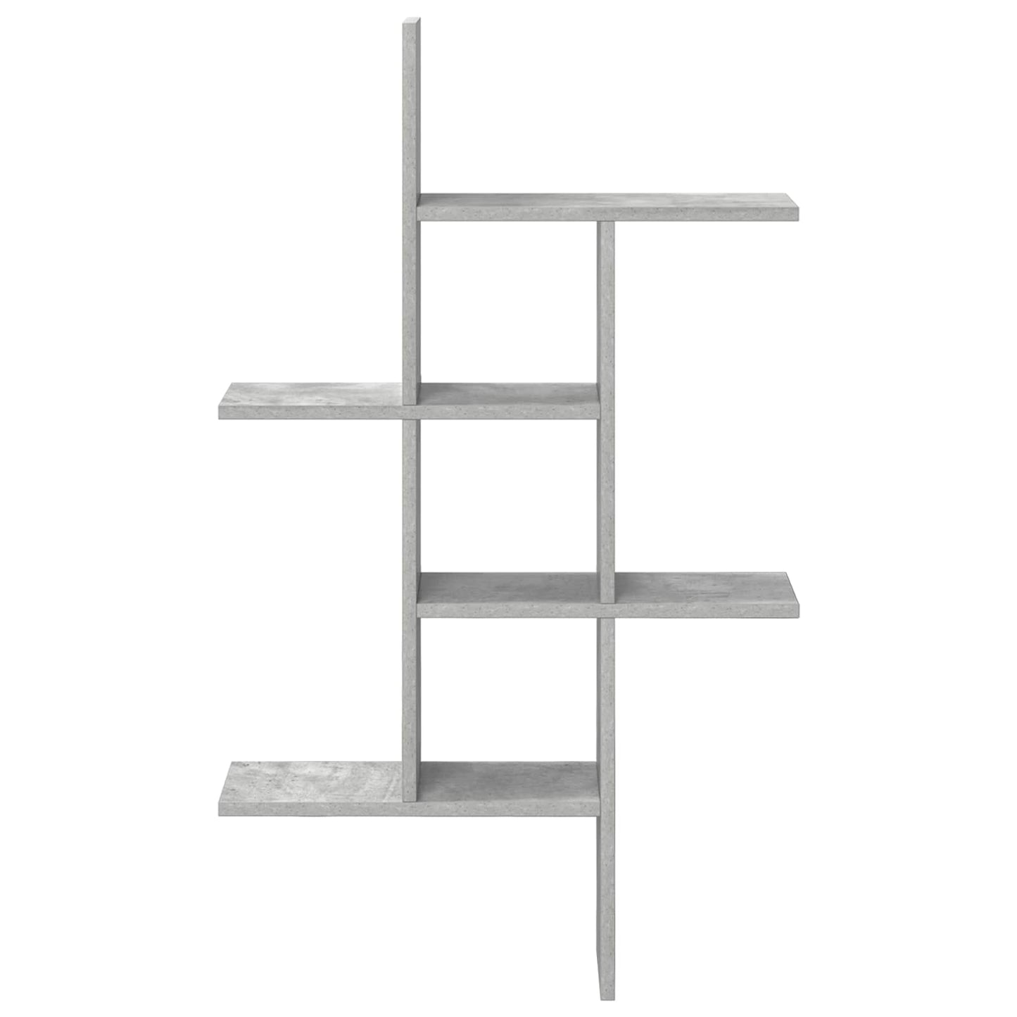 Vegghylle Betonggrå 61 x 15 x 102 cm Konstruert tre
