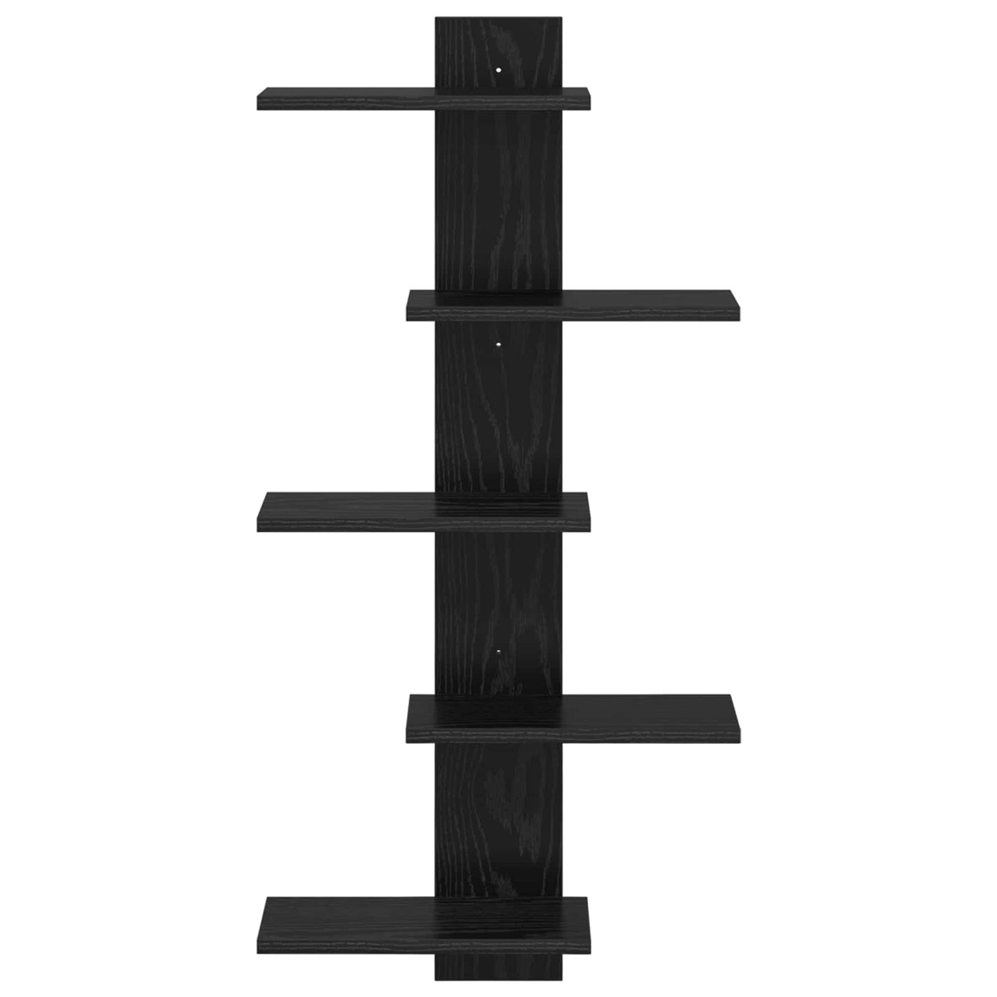 Vegghengt Flytende Hylle Svart eik 48,5 x 15 x 101 cm