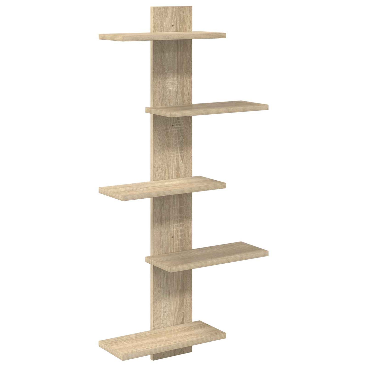 Vegghengt Flytende Hylle Sonoma eik 48,5 x 15 x 101 cm
