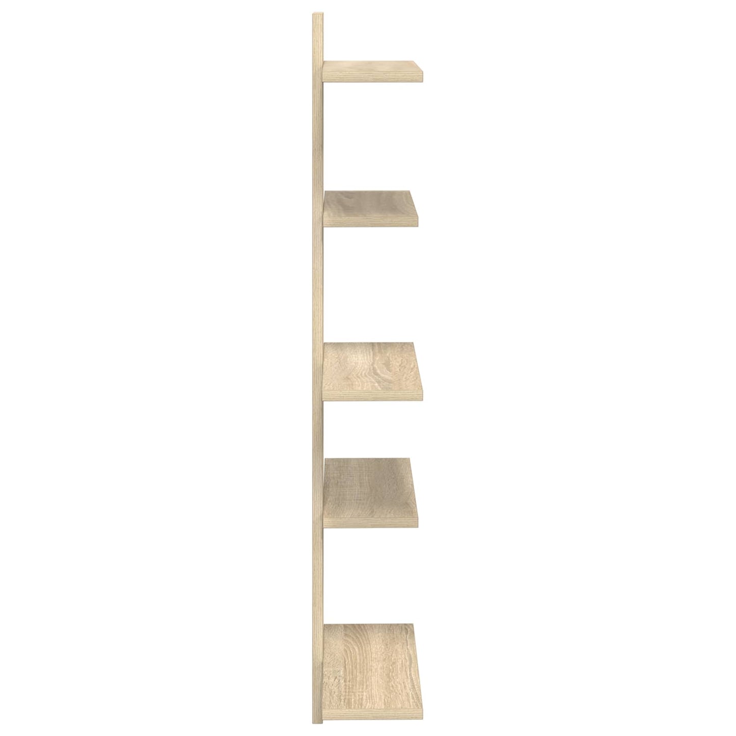 Vegghengt Flytende Hylle Sonoma eik 48,5 x 15 x 101 cm