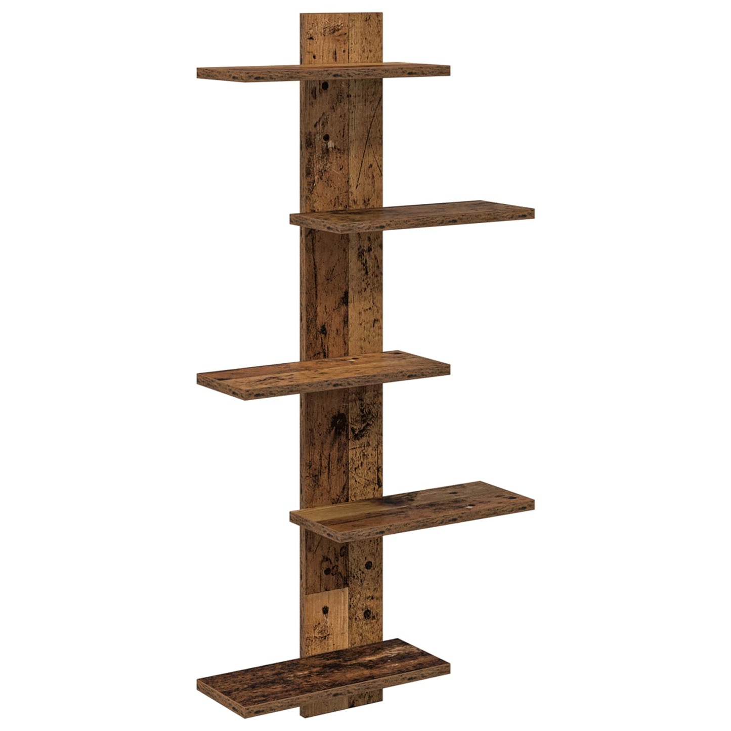 Vegghengt Flytende Hylle Gammelt tre 48,5 x 15 x 101 cm