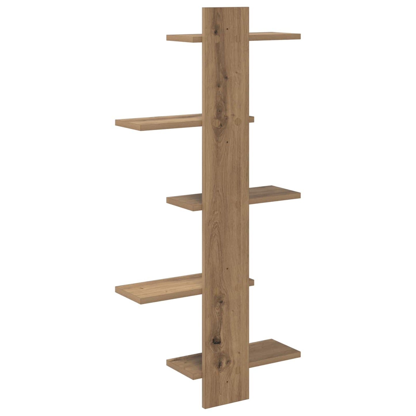 Vegghengt Flytende Hylle Artisan eik 48,5 x 15 x 101 cm
