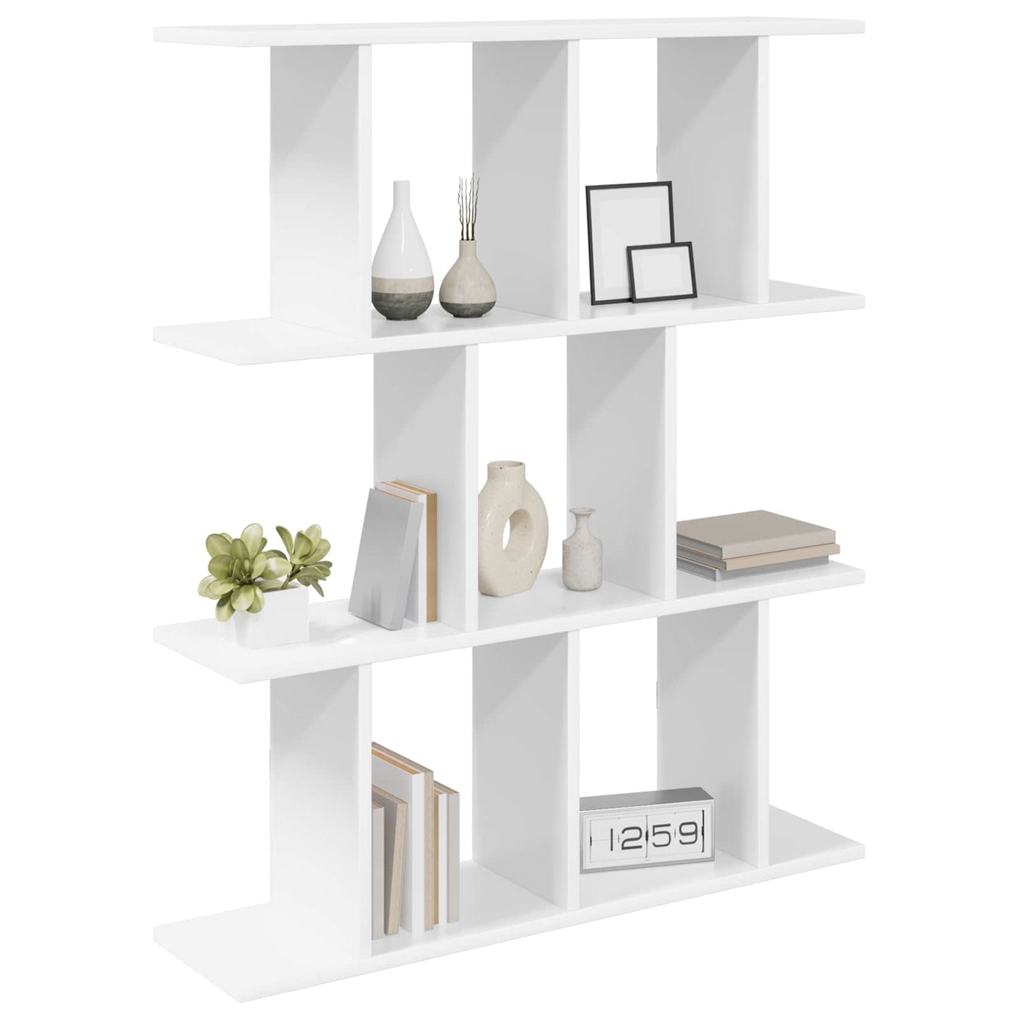 Vegghylle Hvit 80 x 20 x 96 cm Konstruert tre