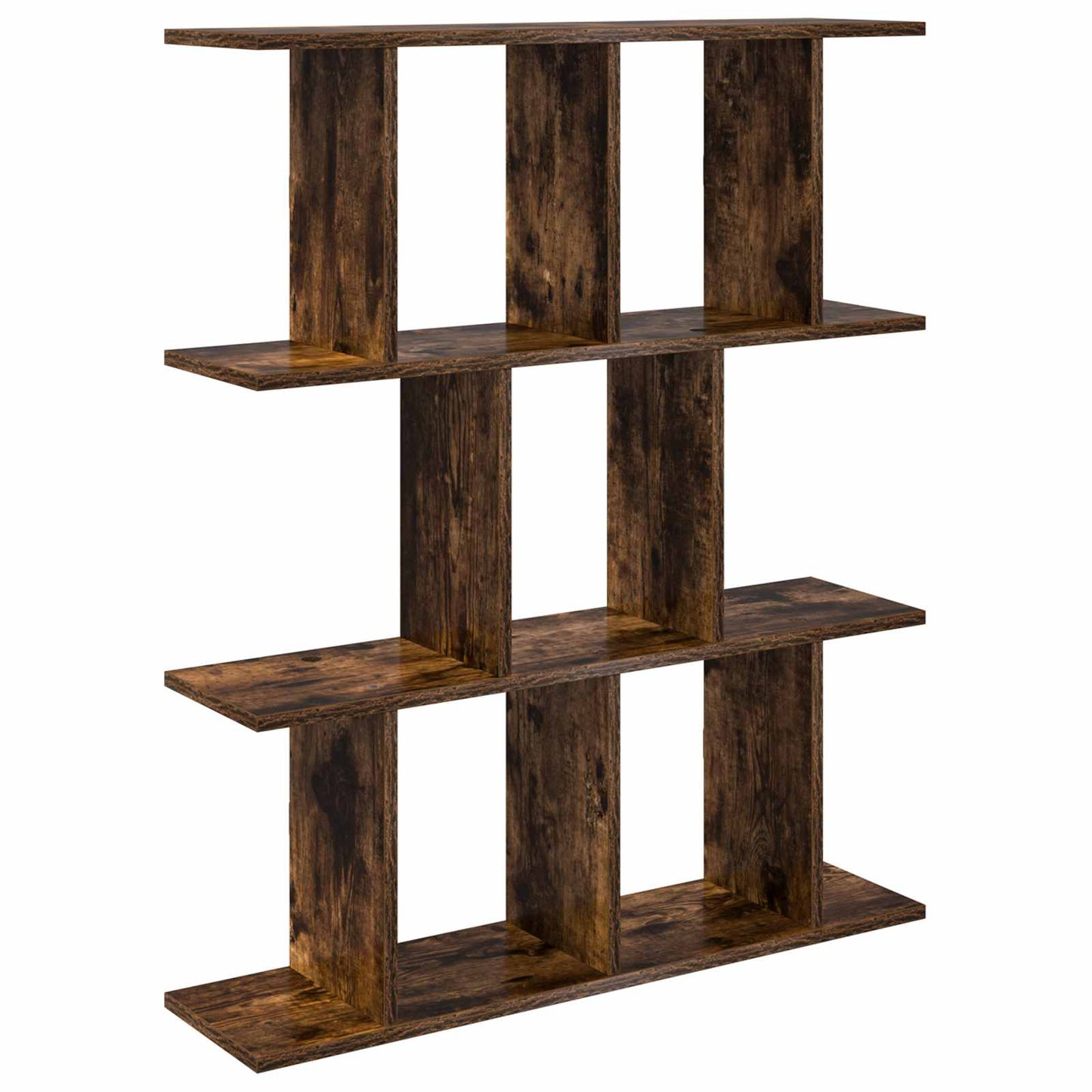 Vegghylle Røkt Eik 80 x 20 x 96 cm Konstruert tre