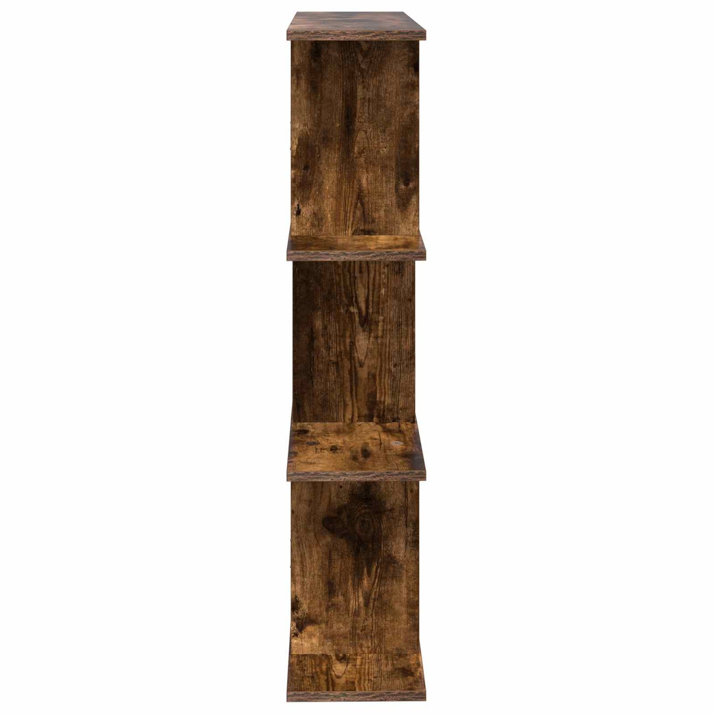 Vegghylle Røkt Eik 80 x 20 x 96 cm Konstruert tre
