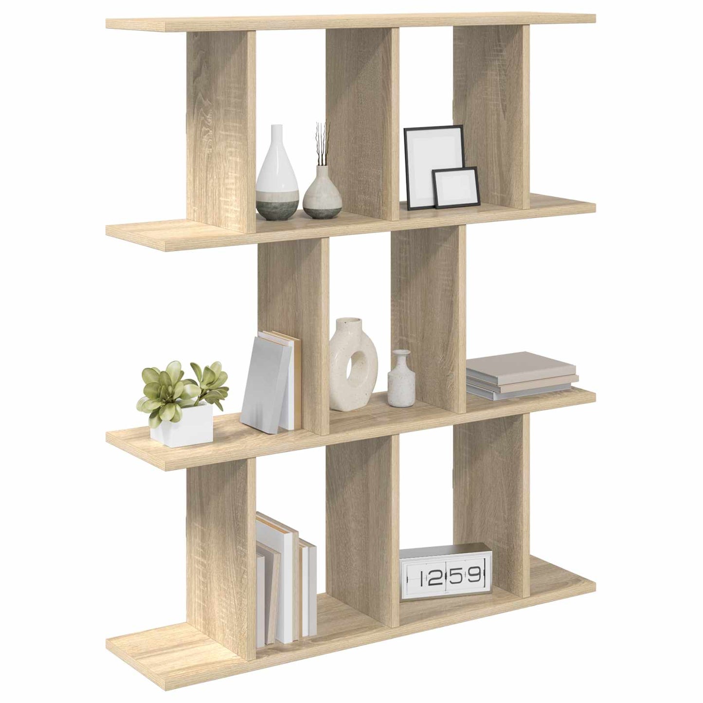 Vegghylle Sonoma eik 102 x 20 x 96 cm Konstruert tre